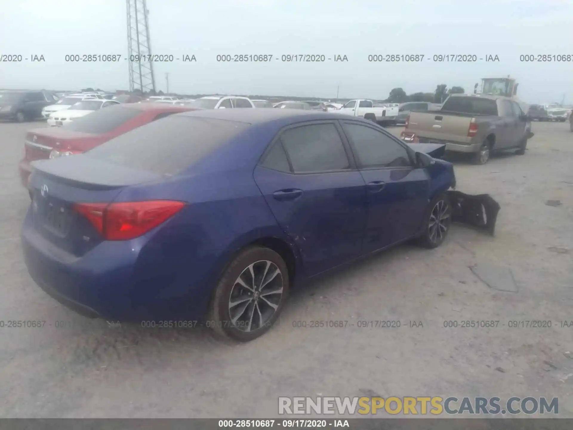 4 Photograph of a damaged car 5YFBURHE9KP895840 TOYOTA COROLLA 2019