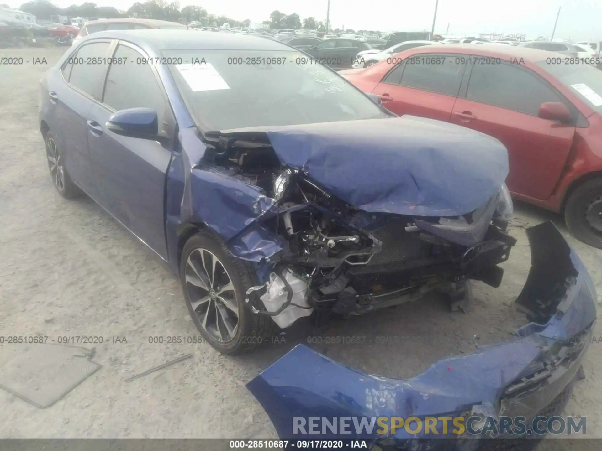 6 Photograph of a damaged car 5YFBURHE9KP895840 TOYOTA COROLLA 2019