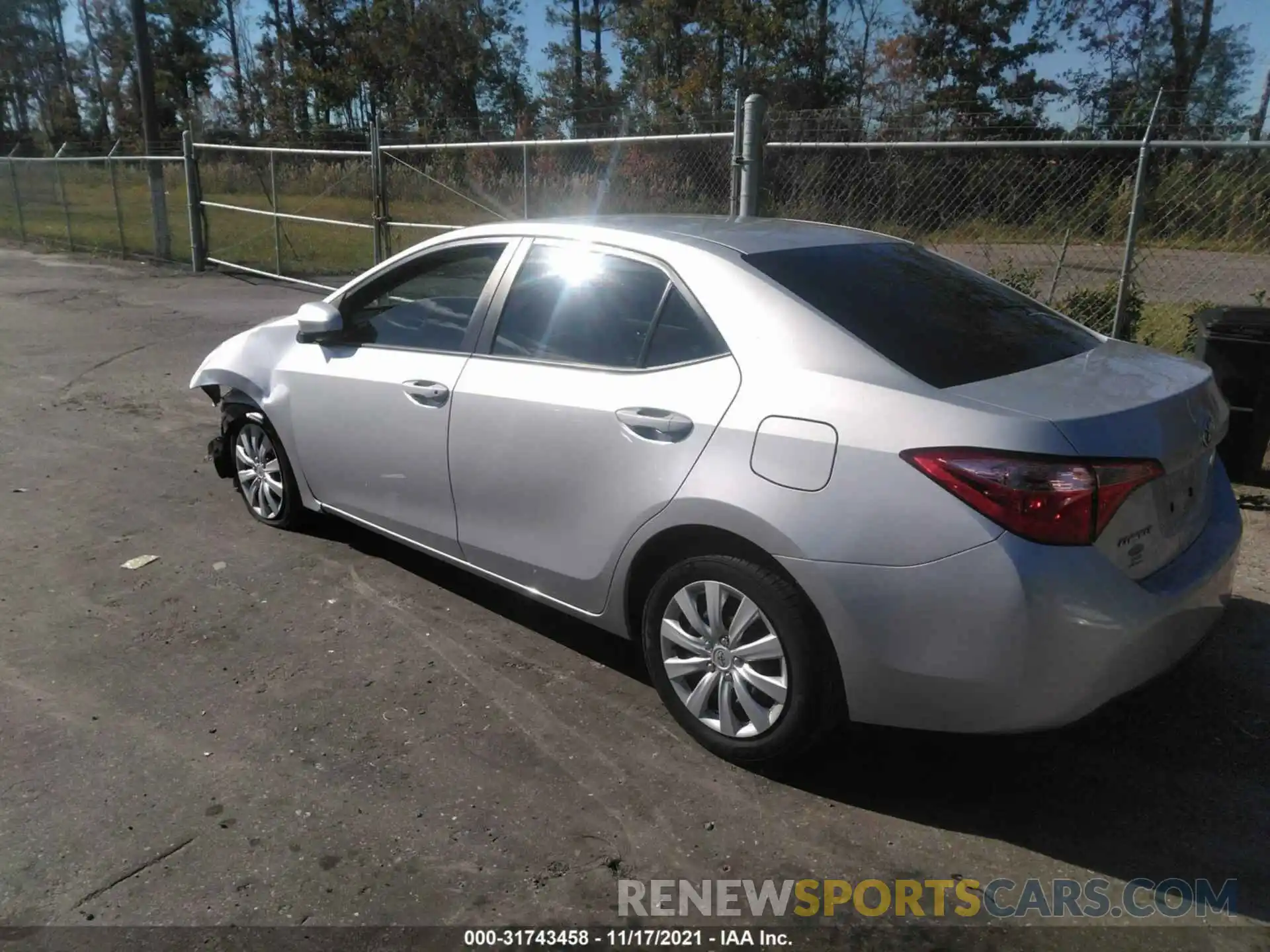 3 Photograph of a damaged car 5YFBURHE9KP896406 TOYOTA COROLLA 2019