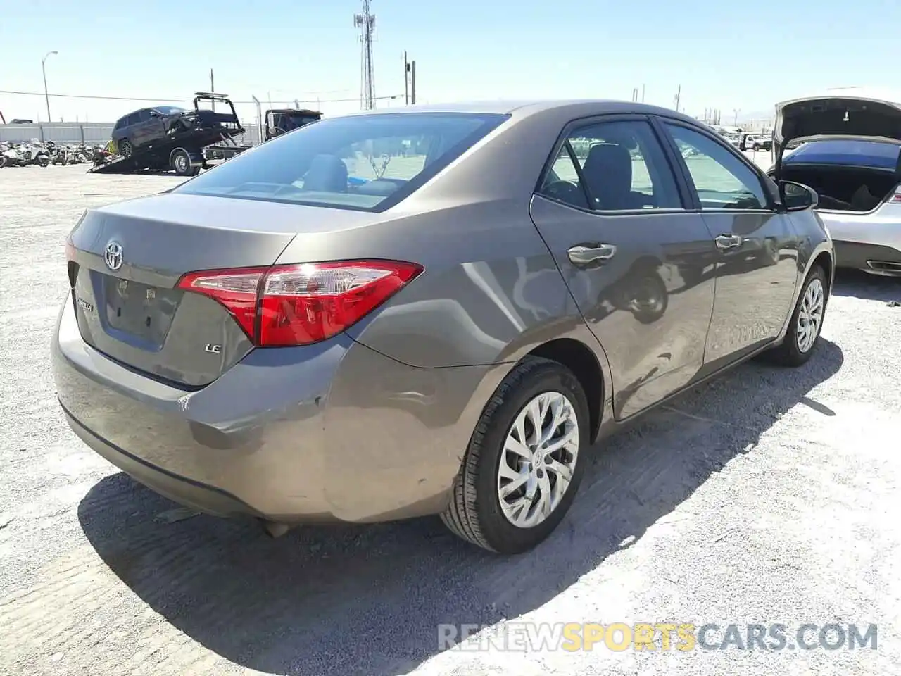 4 Photograph of a damaged car 5YFBURHE9KP897023 TOYOTA COROLLA 2019