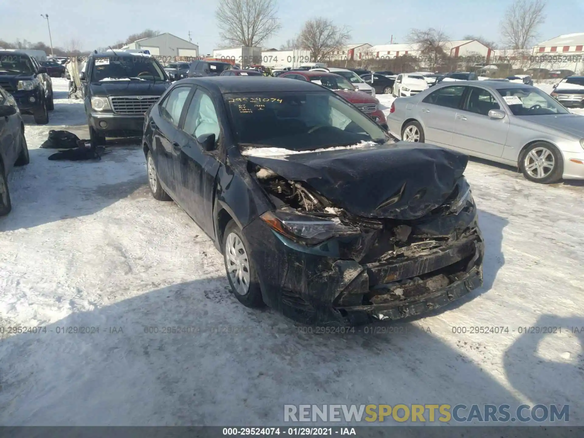 1 Photograph of a damaged car 5YFBURHE9KP897216 TOYOTA COROLLA 2019