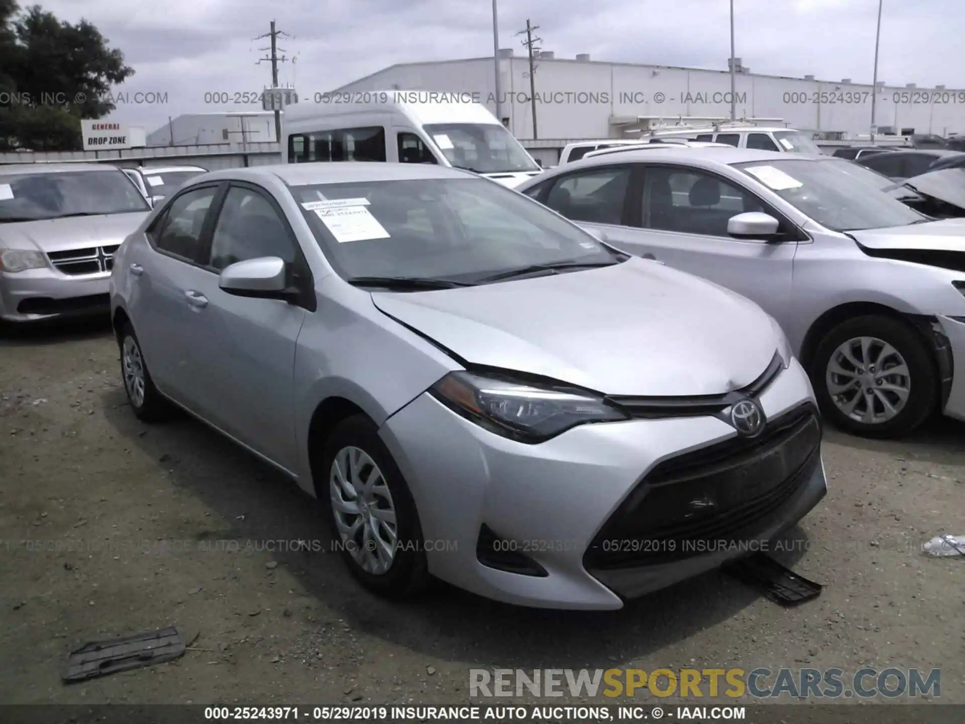 1 Photograph of a damaged car 5YFBURHE9KP897281 TOYOTA COROLLA 2019