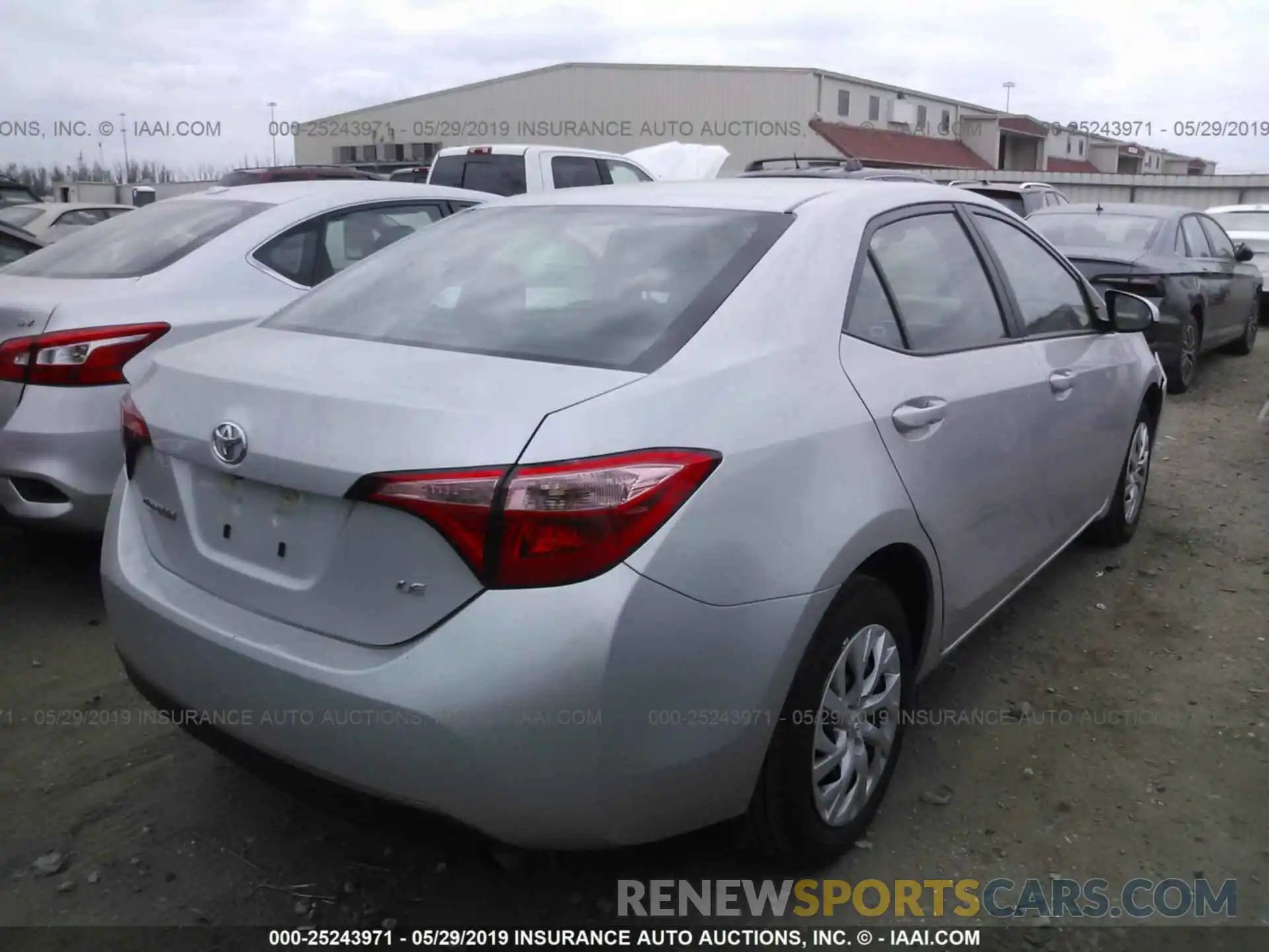 4 Photograph of a damaged car 5YFBURHE9KP897281 TOYOTA COROLLA 2019