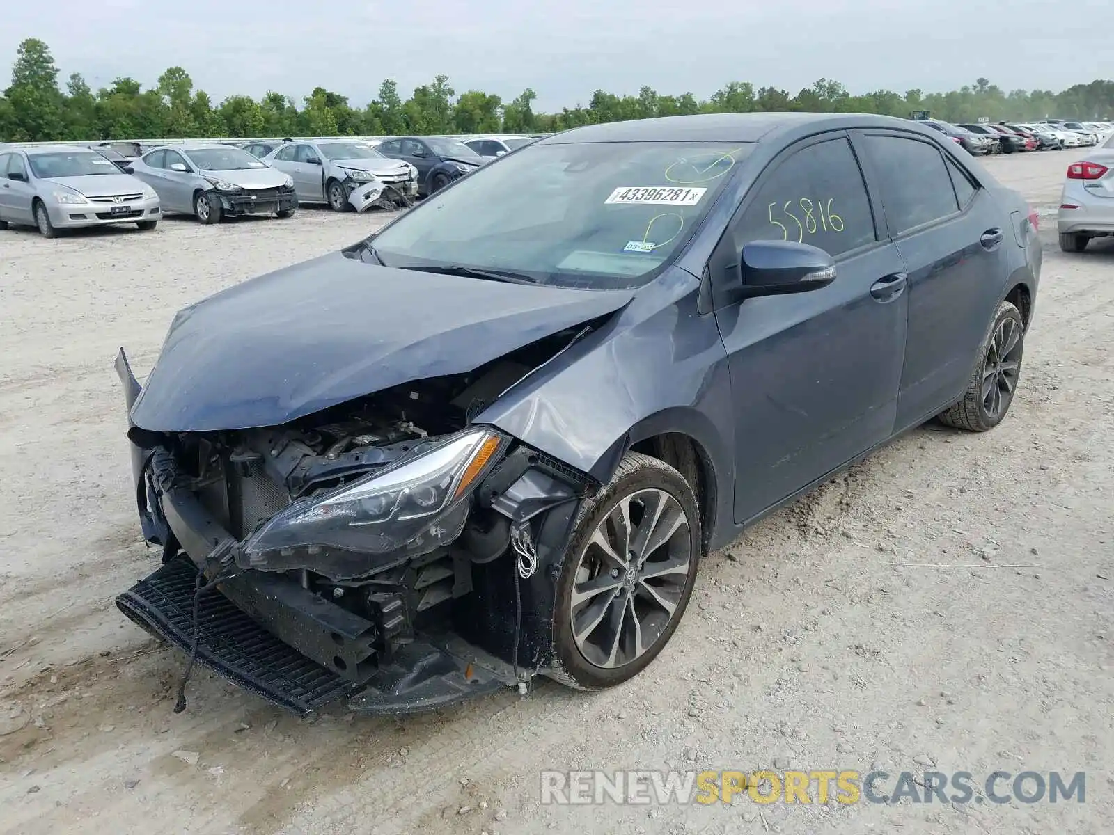 2 Photograph of a damaged car 5YFBURHE9KP897359 TOYOTA COROLLA 2019