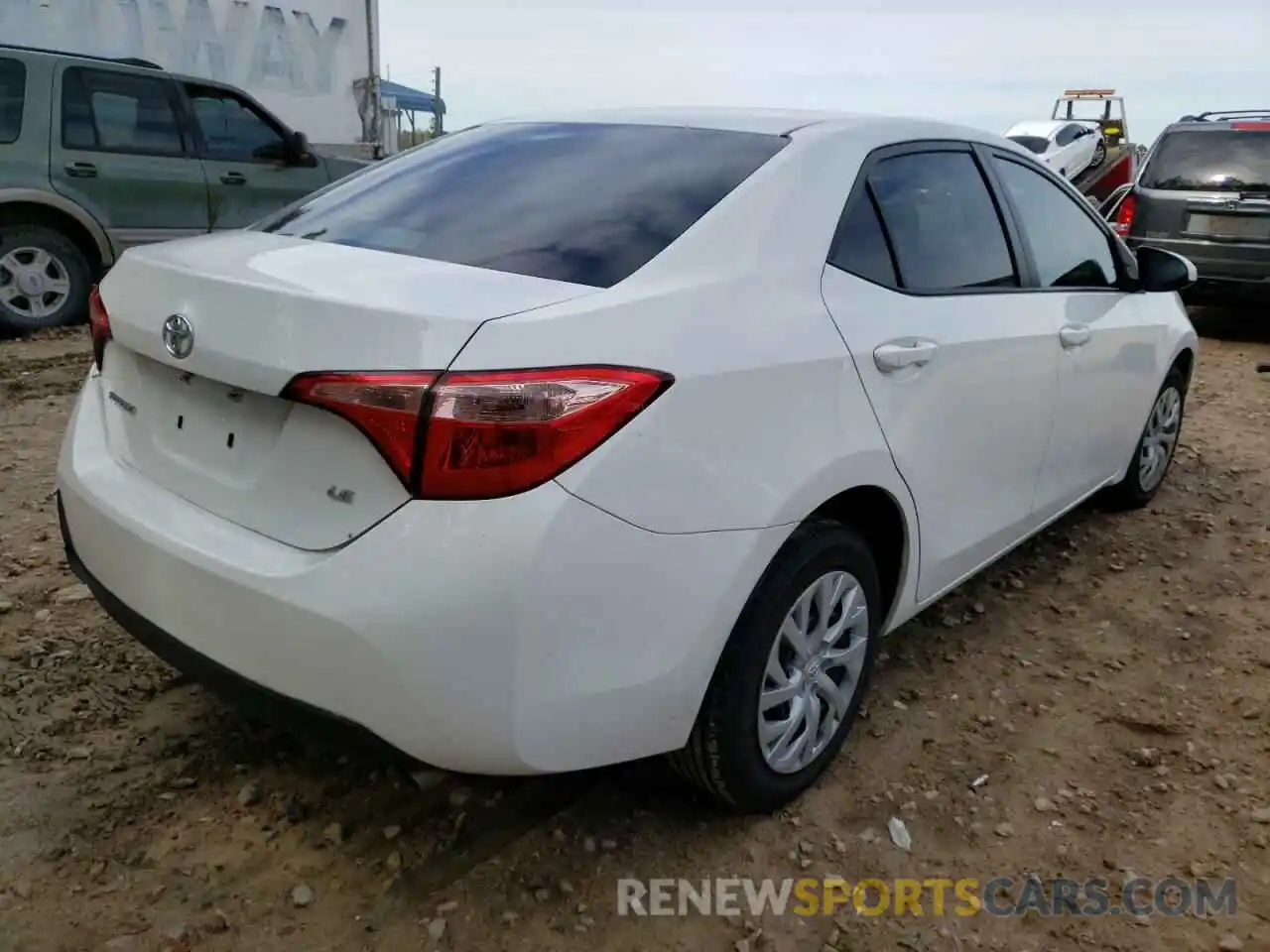 4 Photograph of a damaged car 5YFBURHE9KP897457 TOYOTA COROLLA 2019