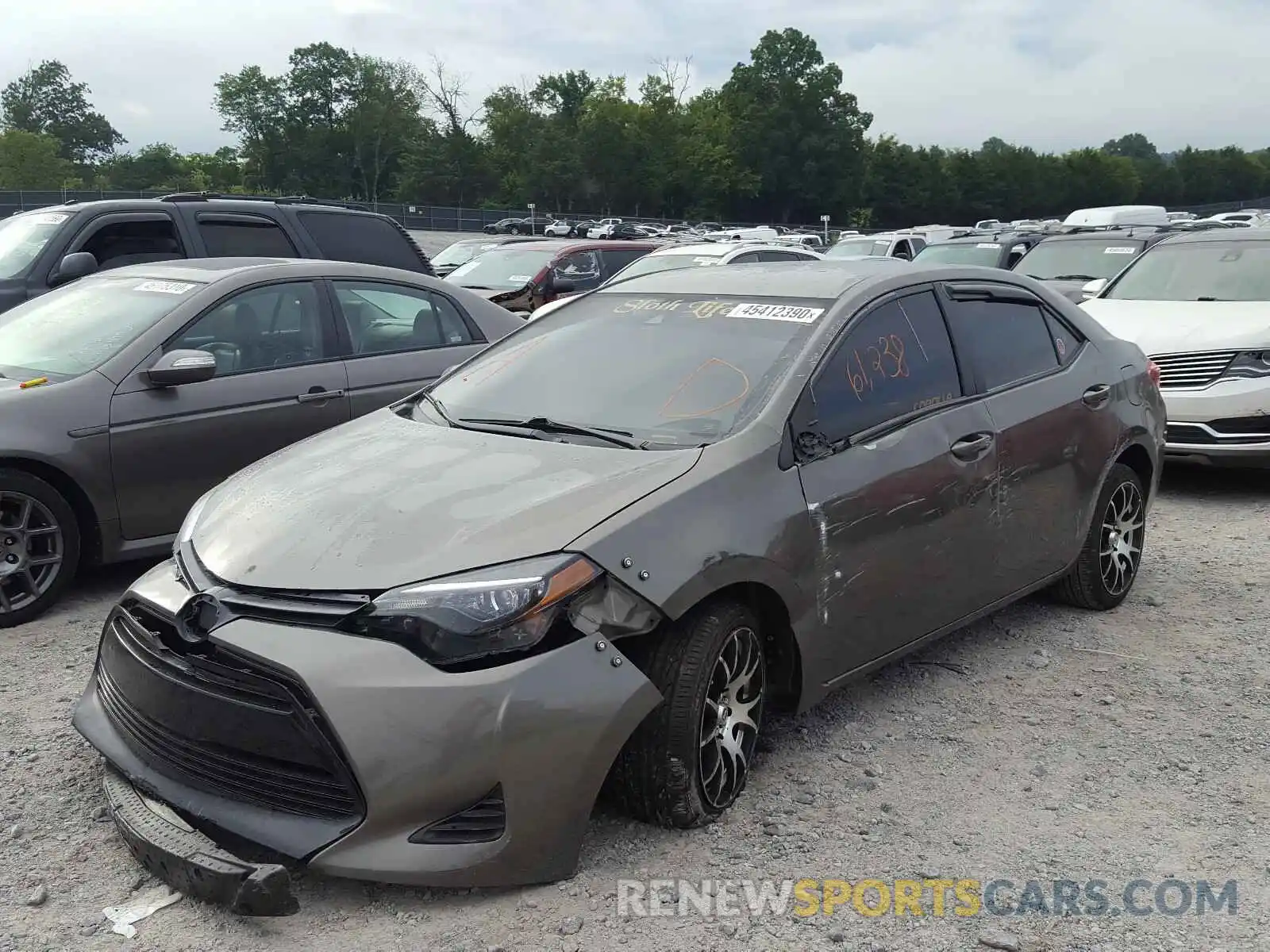 2 Photograph of a damaged car 5YFBURHE9KP897586 TOYOTA COROLLA 2019