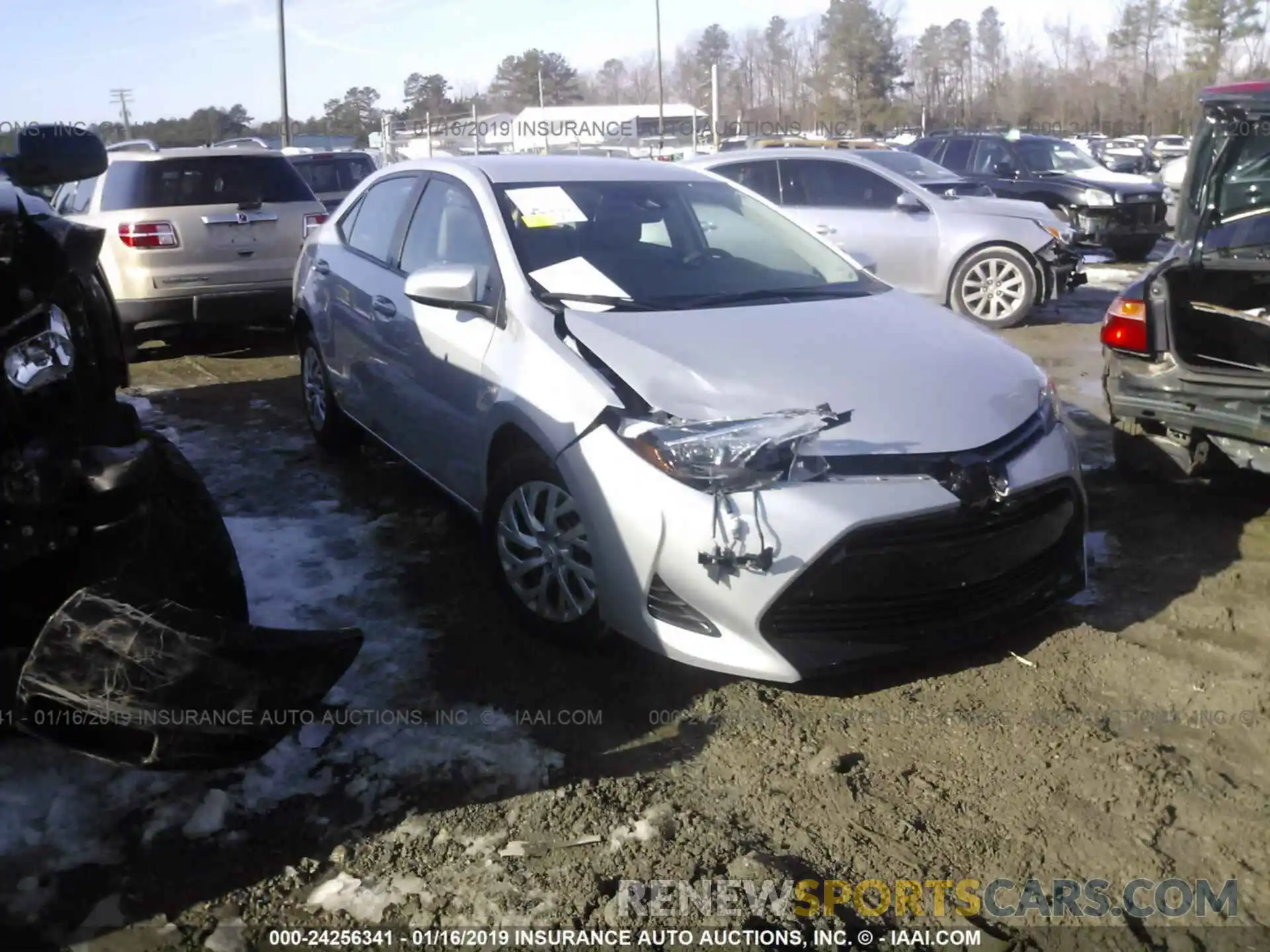 1 Photograph of a damaged car 5YFBURHE9KP897622 TOYOTA COROLLA 2019