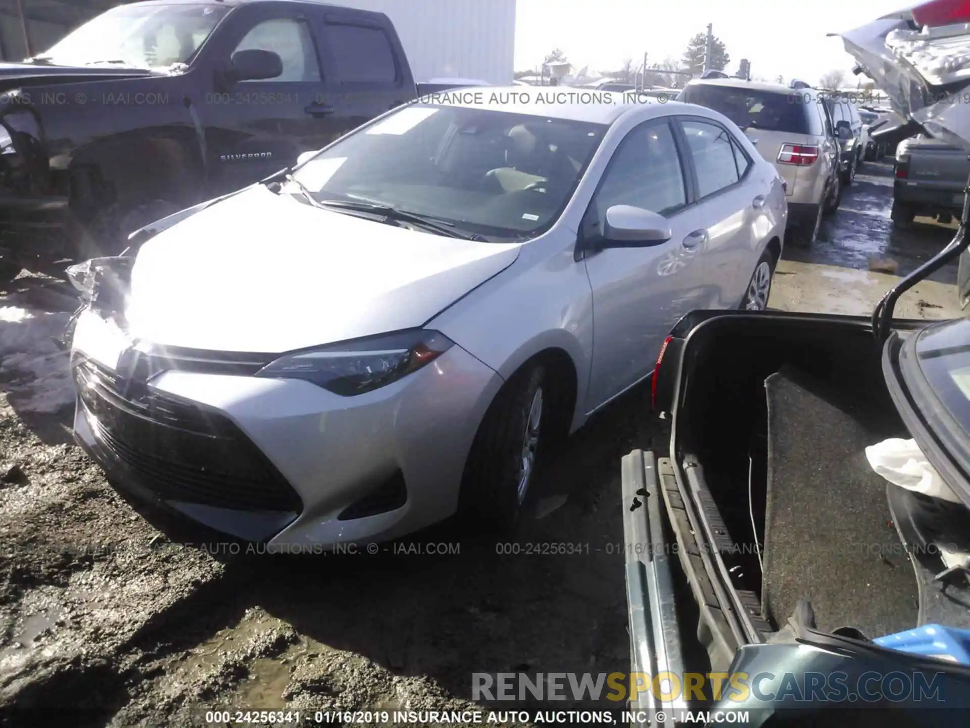 2 Photograph of a damaged car 5YFBURHE9KP897622 TOYOTA COROLLA 2019