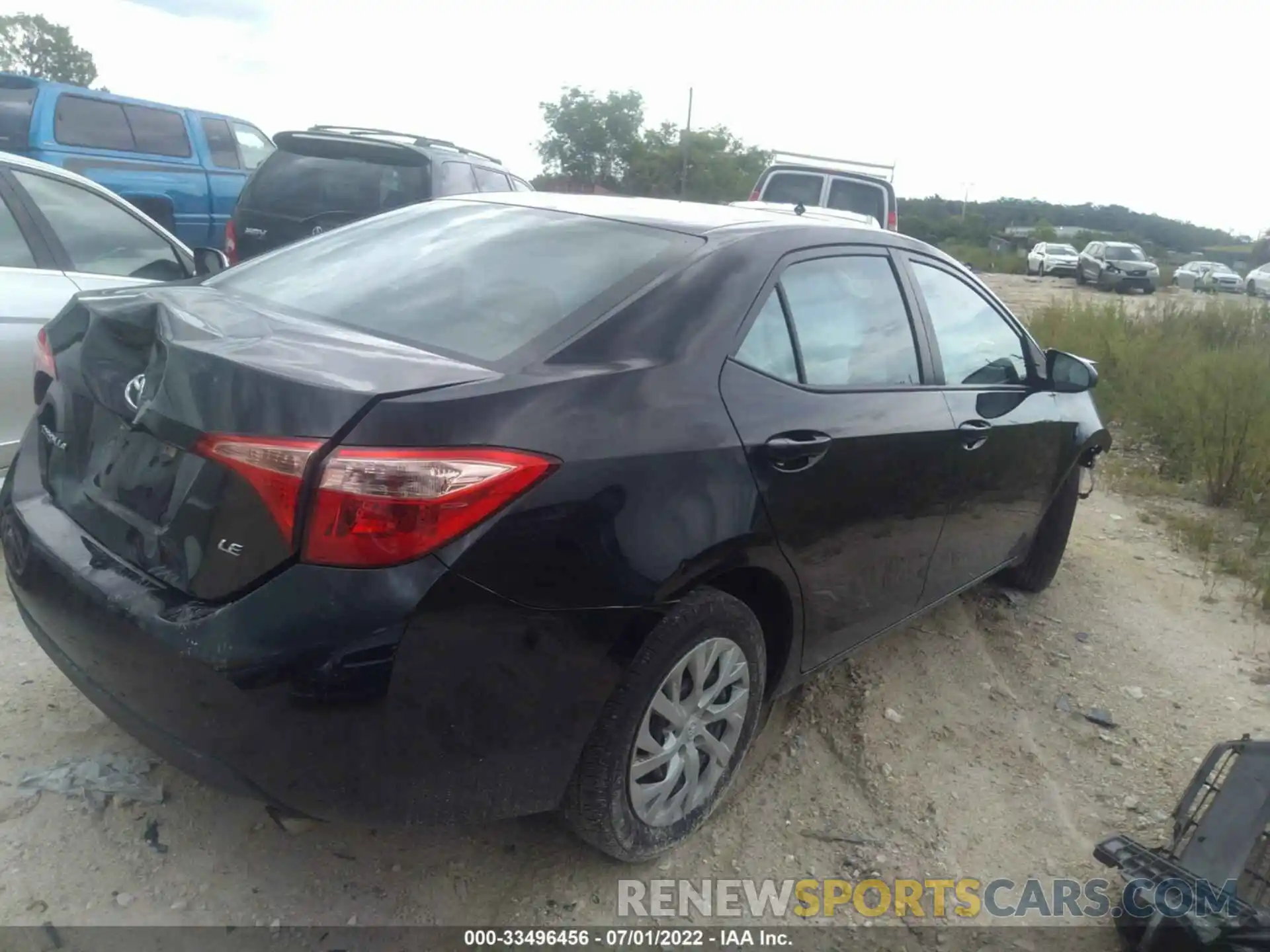 4 Photograph of a damaged car 5YFBURHE9KP897877 TOYOTA COROLLA 2019