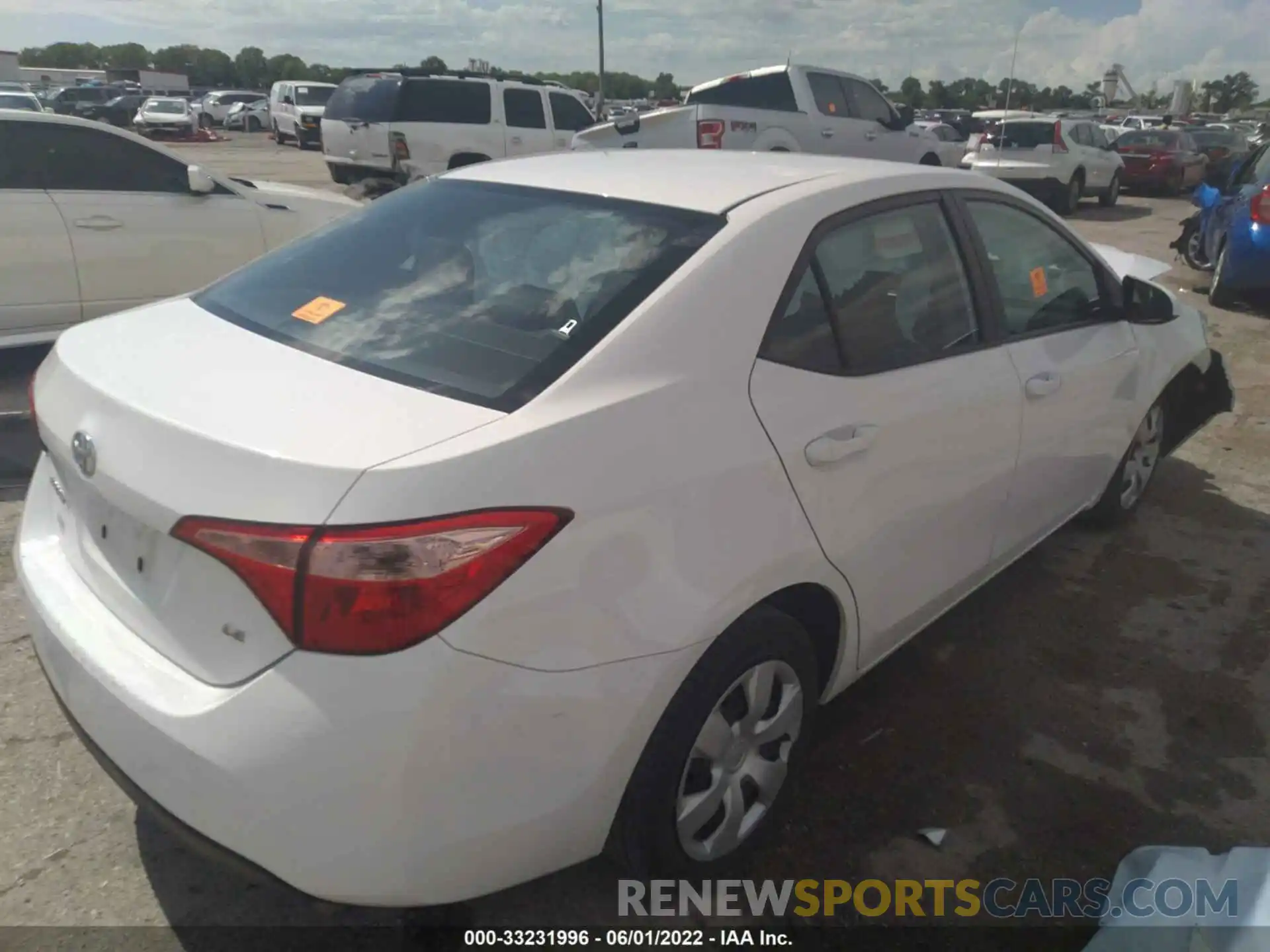 4 Photograph of a damaged car 5YFBURHE9KP897880 TOYOTA COROLLA 2019