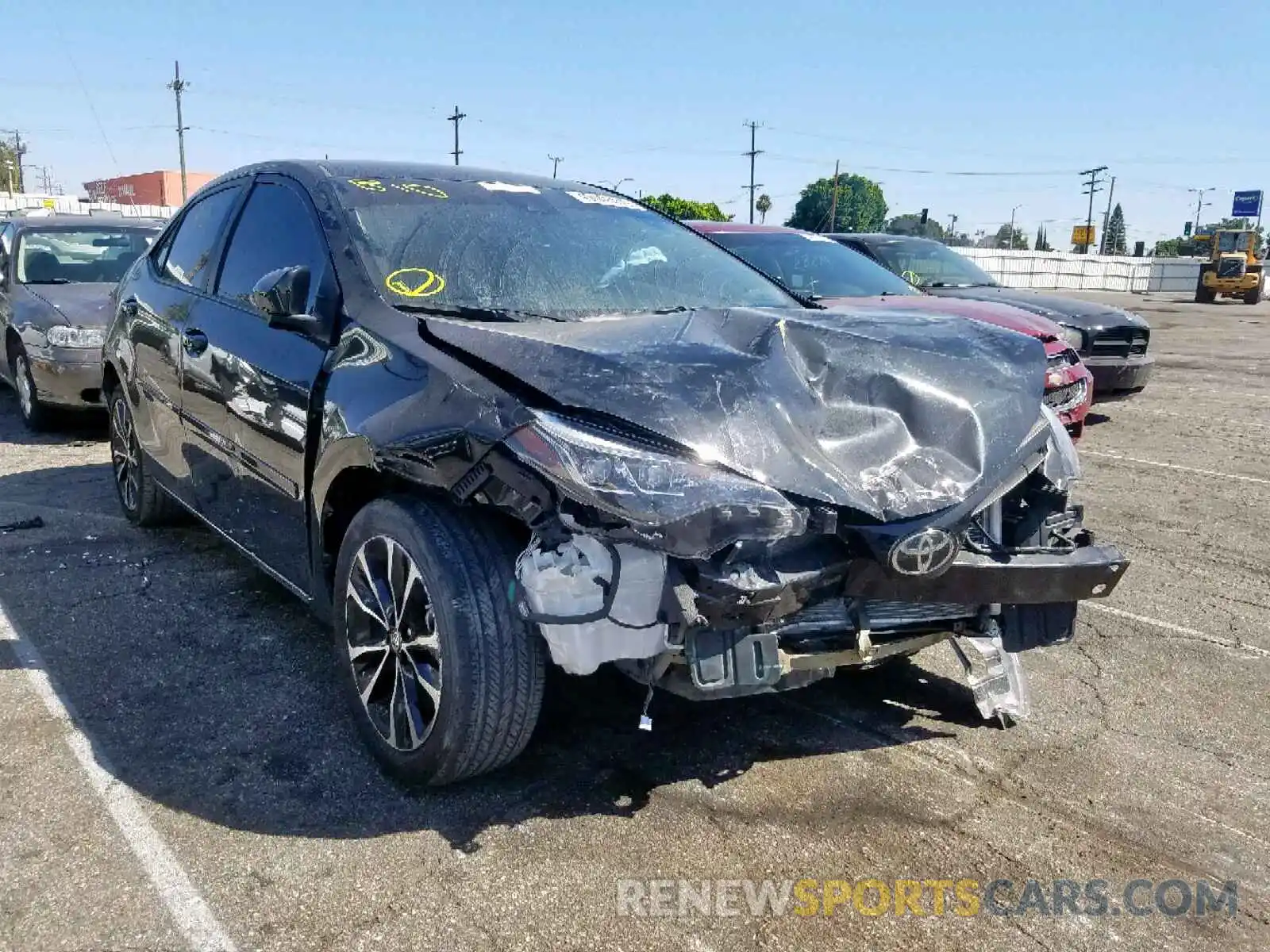 1 Photograph of a damaged car 5YFBURHE9KP898155 TOYOTA COROLLA 2019