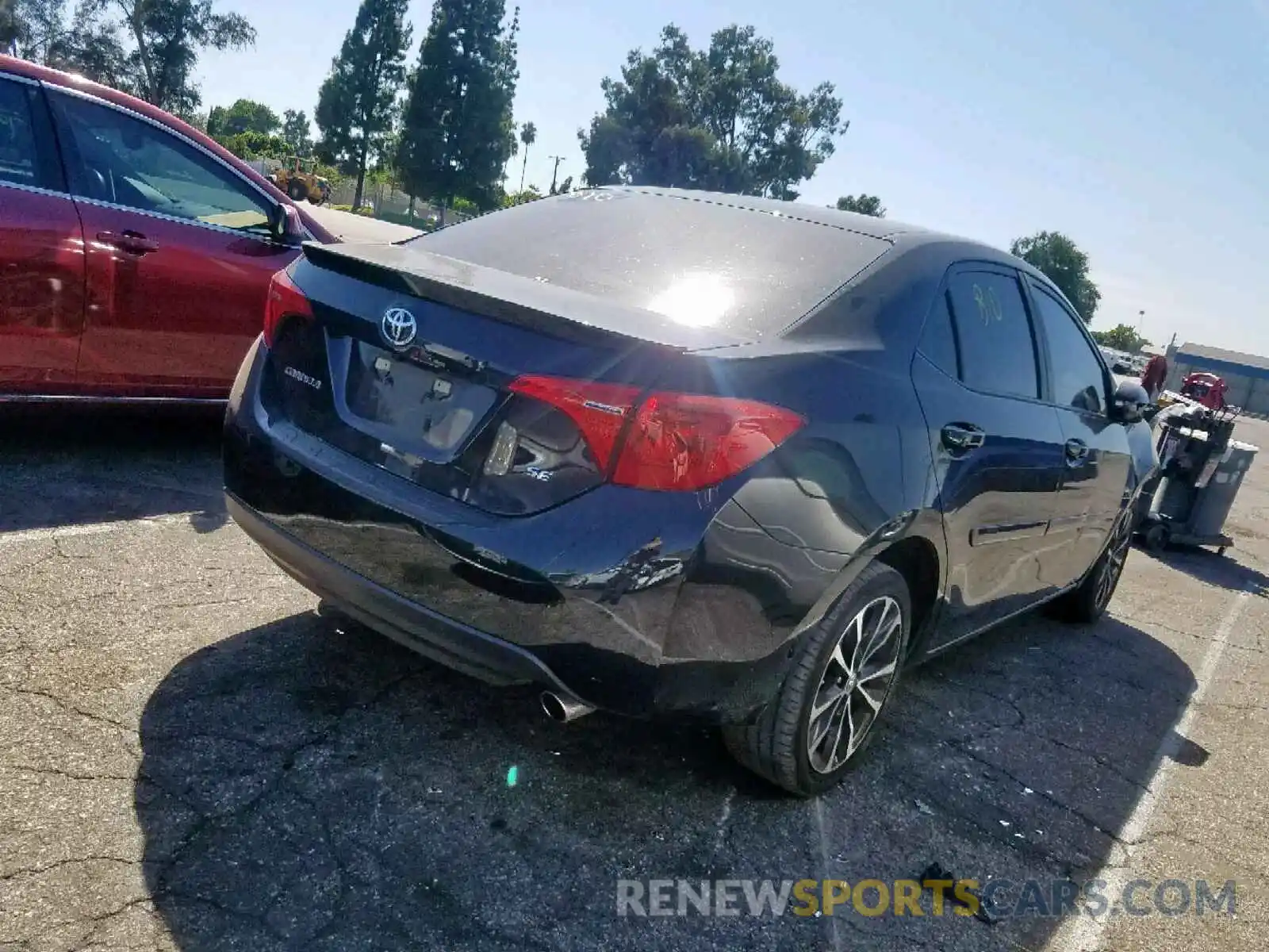 4 Photograph of a damaged car 5YFBURHE9KP898155 TOYOTA COROLLA 2019