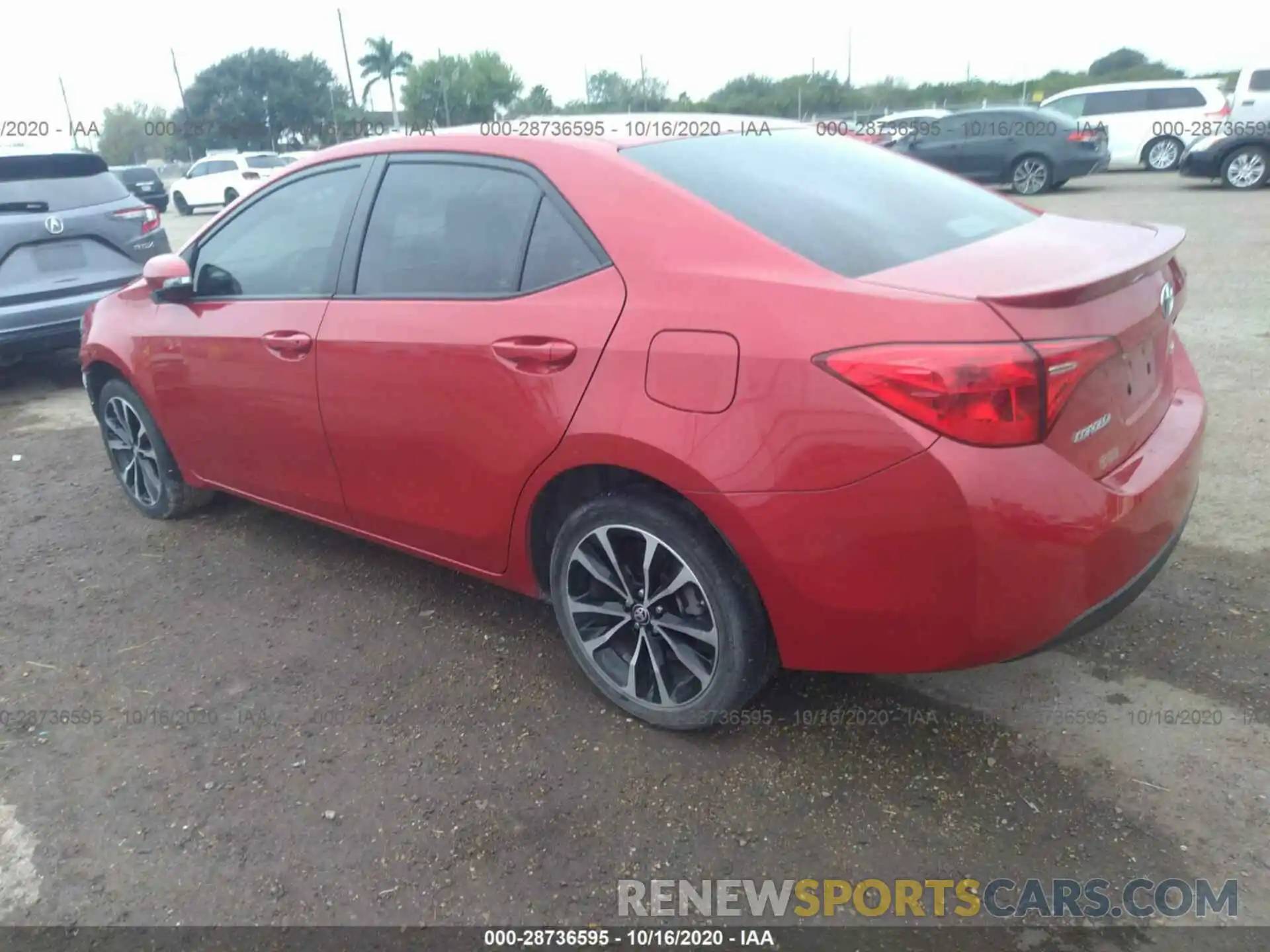 3 Photograph of a damaged car 5YFBURHE9KP898639 TOYOTA COROLLA 2019