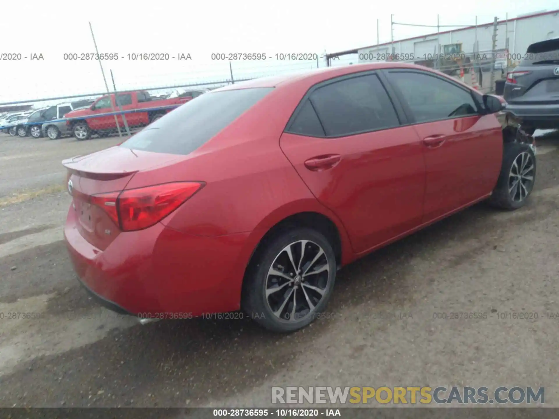 4 Photograph of a damaged car 5YFBURHE9KP898639 TOYOTA COROLLA 2019