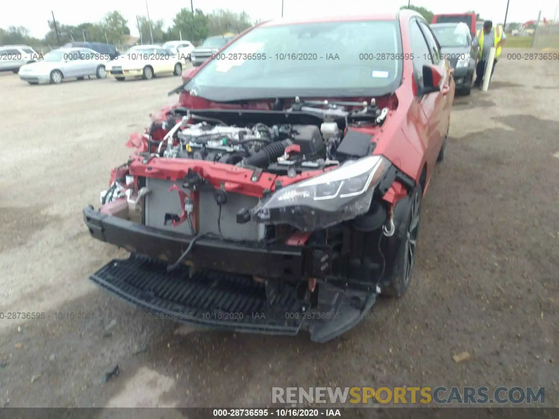 6 Photograph of a damaged car 5YFBURHE9KP898639 TOYOTA COROLLA 2019