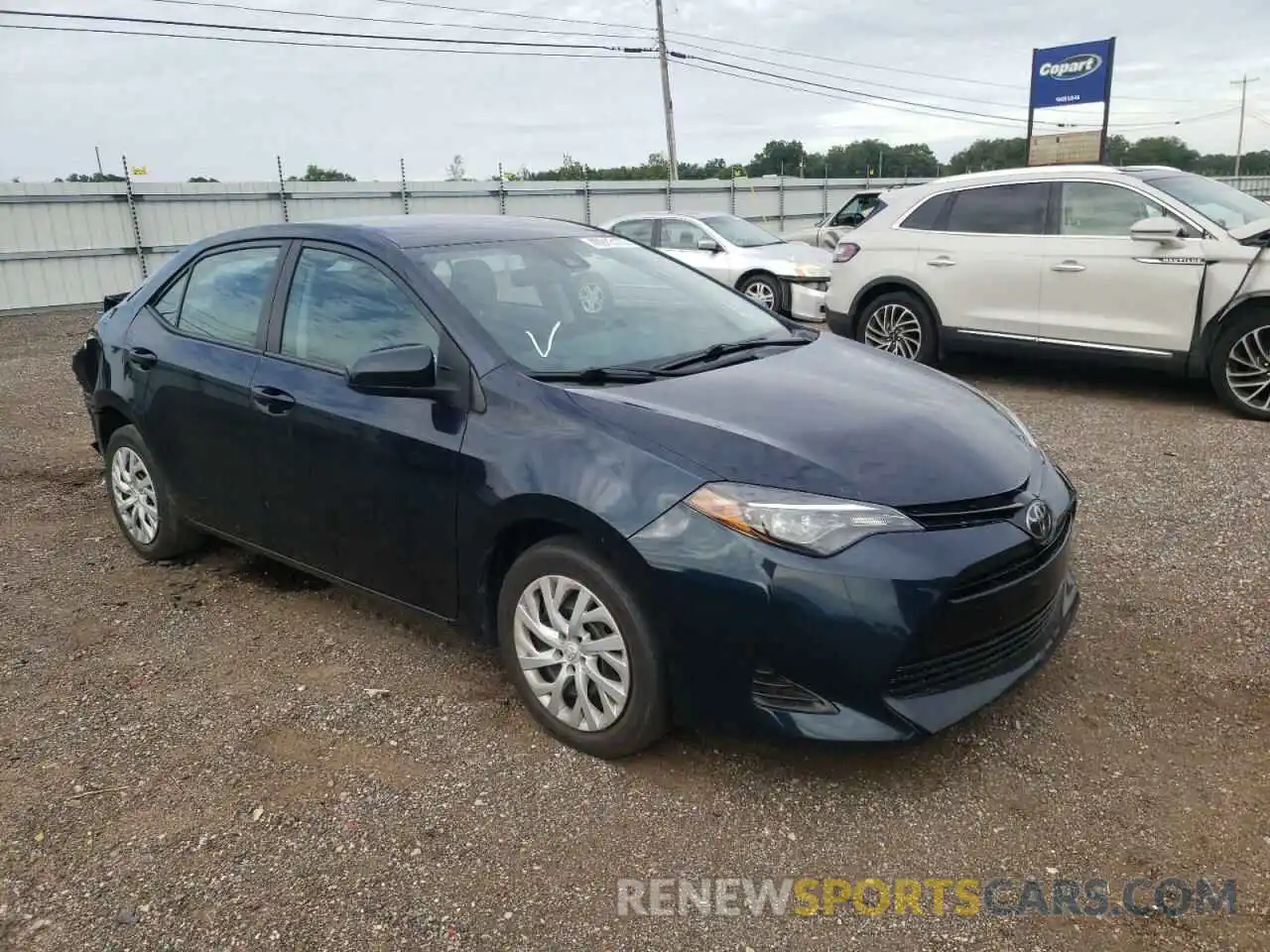 1 Photograph of a damaged car 5YFBURHE9KP898818 TOYOTA COROLLA 2019