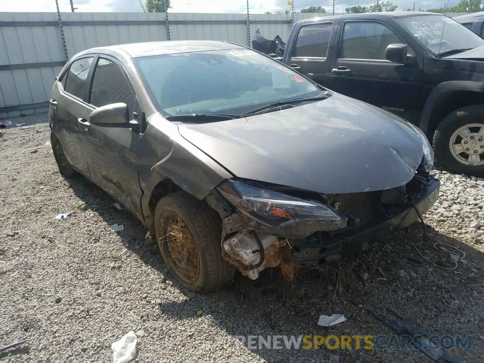 1 Photograph of a damaged car 5YFBURHE9KP898964 TOYOTA COROLLA 2019