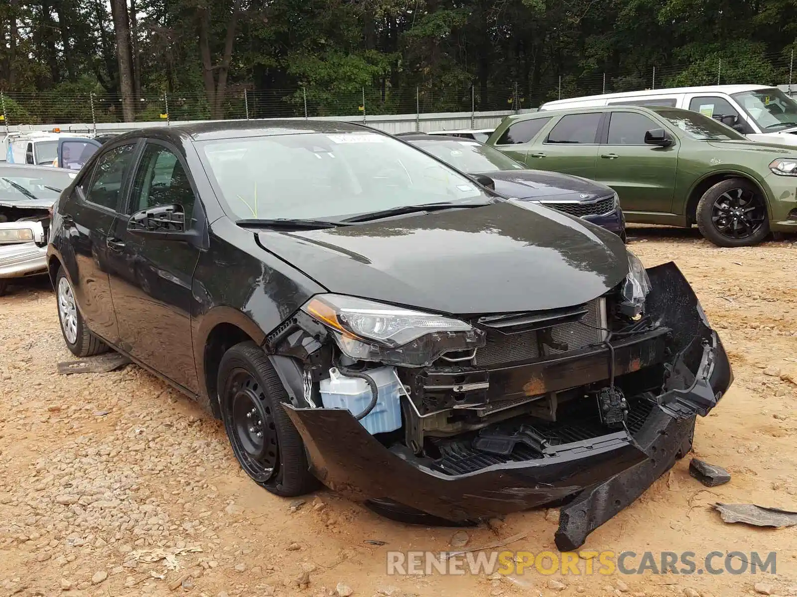 1 Photograph of a damaged car 5YFBURHE9KP899077 TOYOTA COROLLA 2019