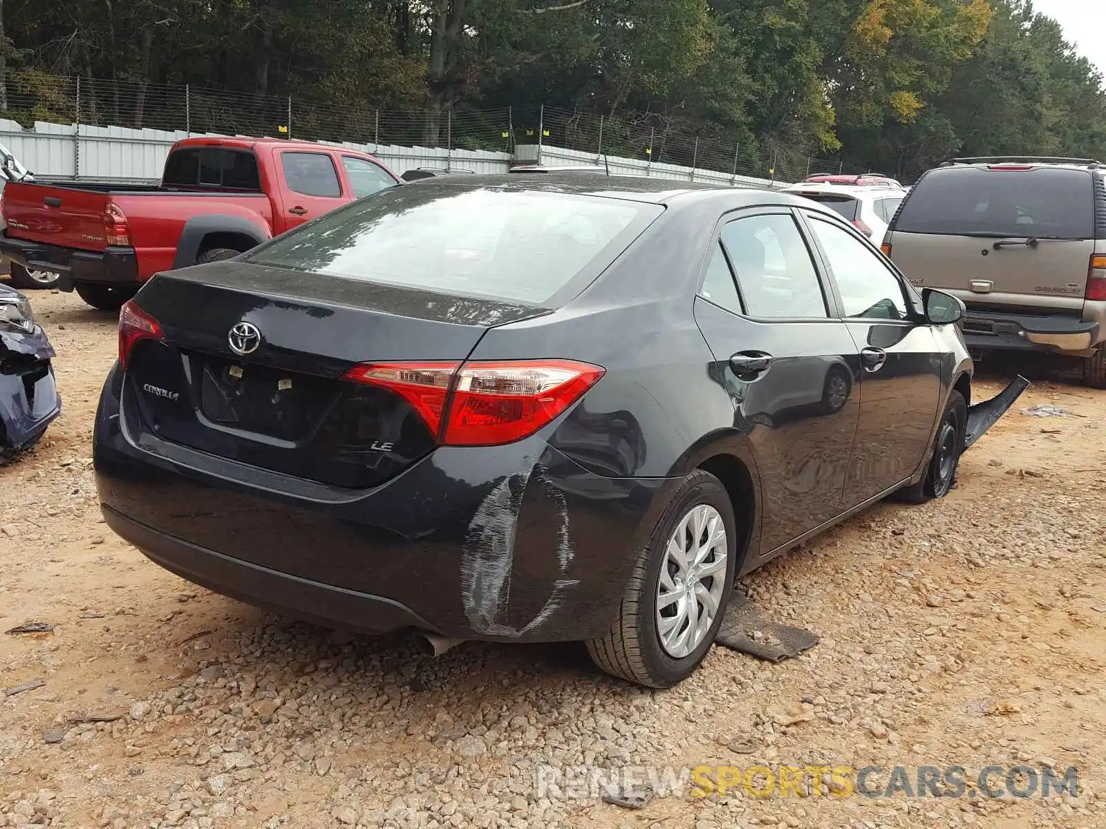 4 Photograph of a damaged car 5YFBURHE9KP899077 TOYOTA COROLLA 2019