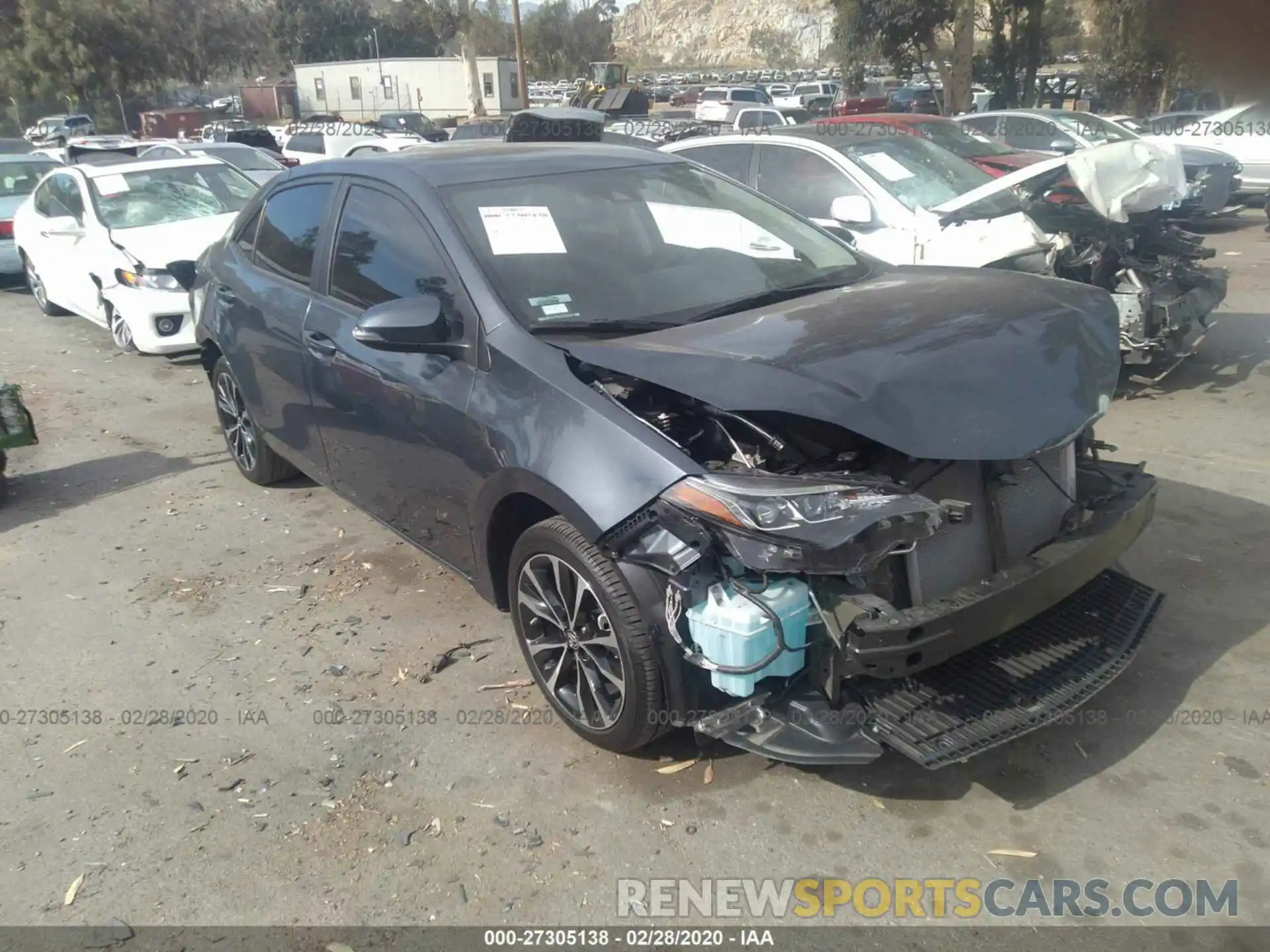 1 Photograph of a damaged car 5YFBURHE9KP899242 TOYOTA COROLLA 2019