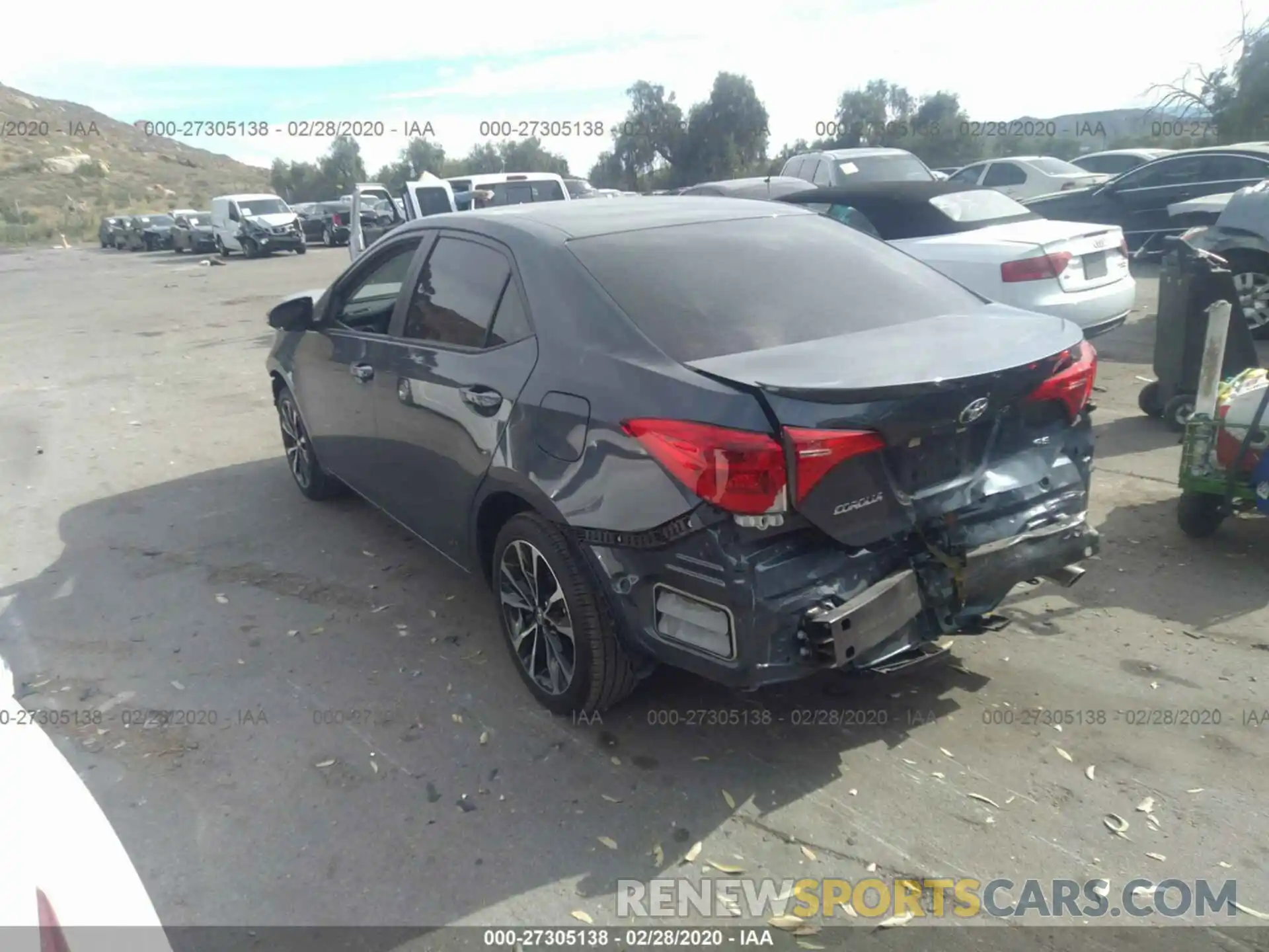 3 Photograph of a damaged car 5YFBURHE9KP899242 TOYOTA COROLLA 2019