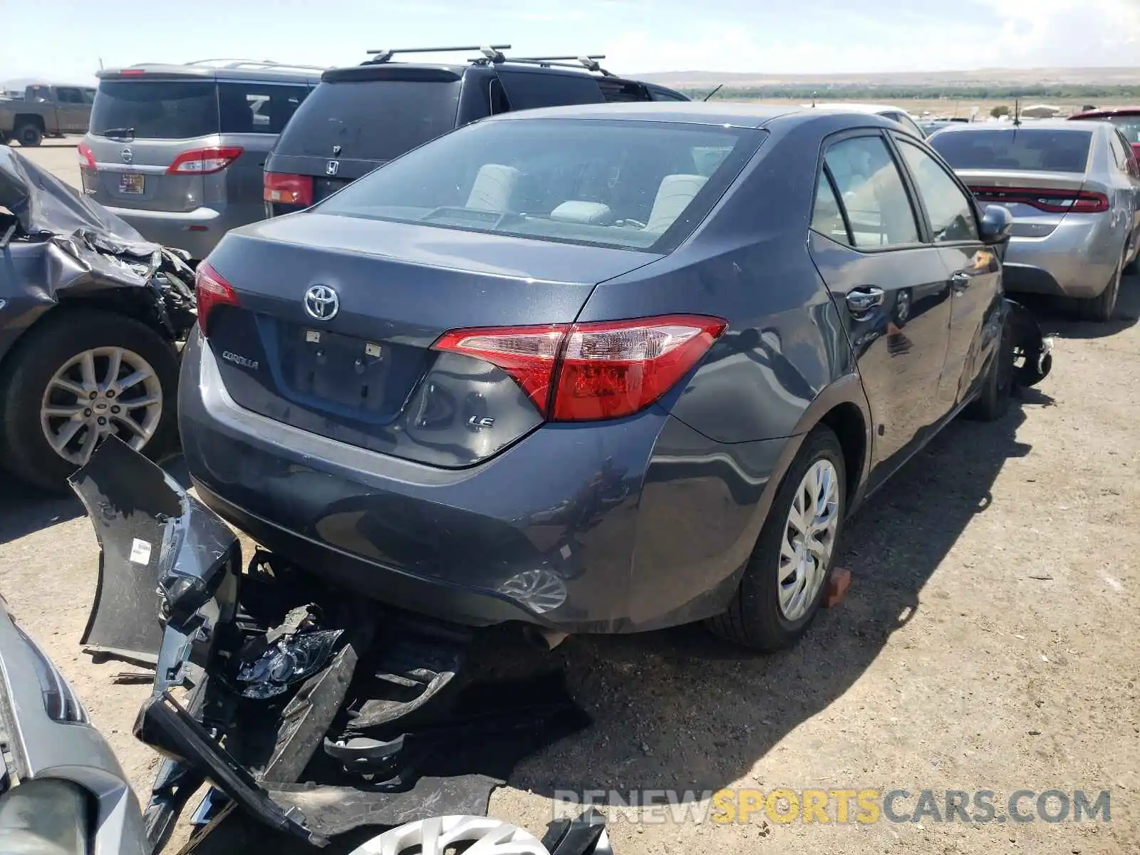 4 Photograph of a damaged car 5YFBURHE9KP899385 TOYOTA COROLLA 2019