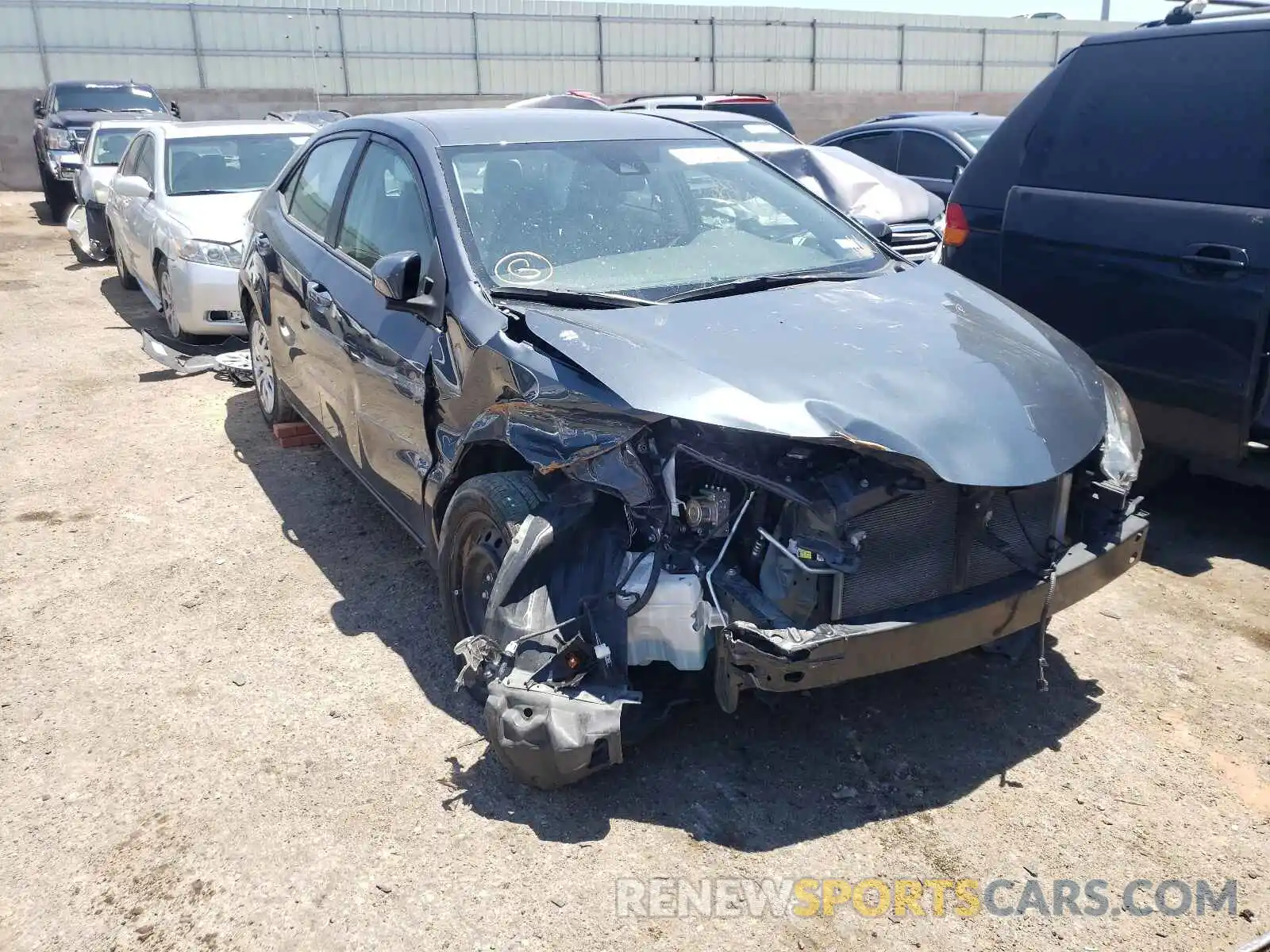 9 Photograph of a damaged car 5YFBURHE9KP899385 TOYOTA COROLLA 2019