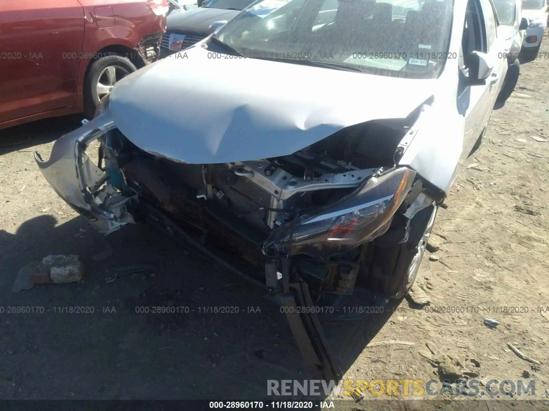 6 Photograph of a damaged car 5YFBURHE9KP899435 TOYOTA COROLLA 2019