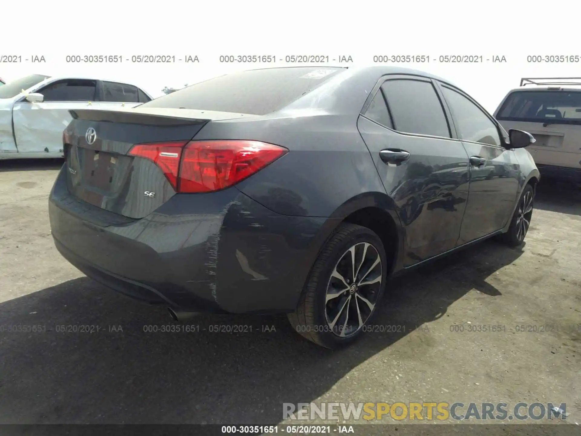 4 Photograph of a damaged car 5YFBURHE9KP899855 TOYOTA COROLLA 2019