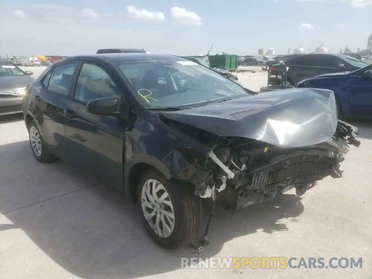 1 Photograph of a damaged car 5YFBURHE9KP899872 TOYOTA COROLLA 2019