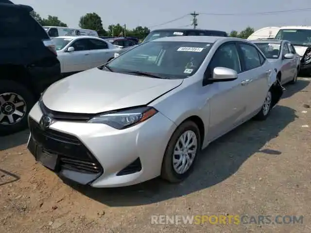 2 Photograph of a damaged car 5YFBURHE9KP900003 TOYOTA COROLLA 2019