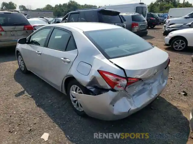 3 Photograph of a damaged car 5YFBURHE9KP900003 TOYOTA COROLLA 2019