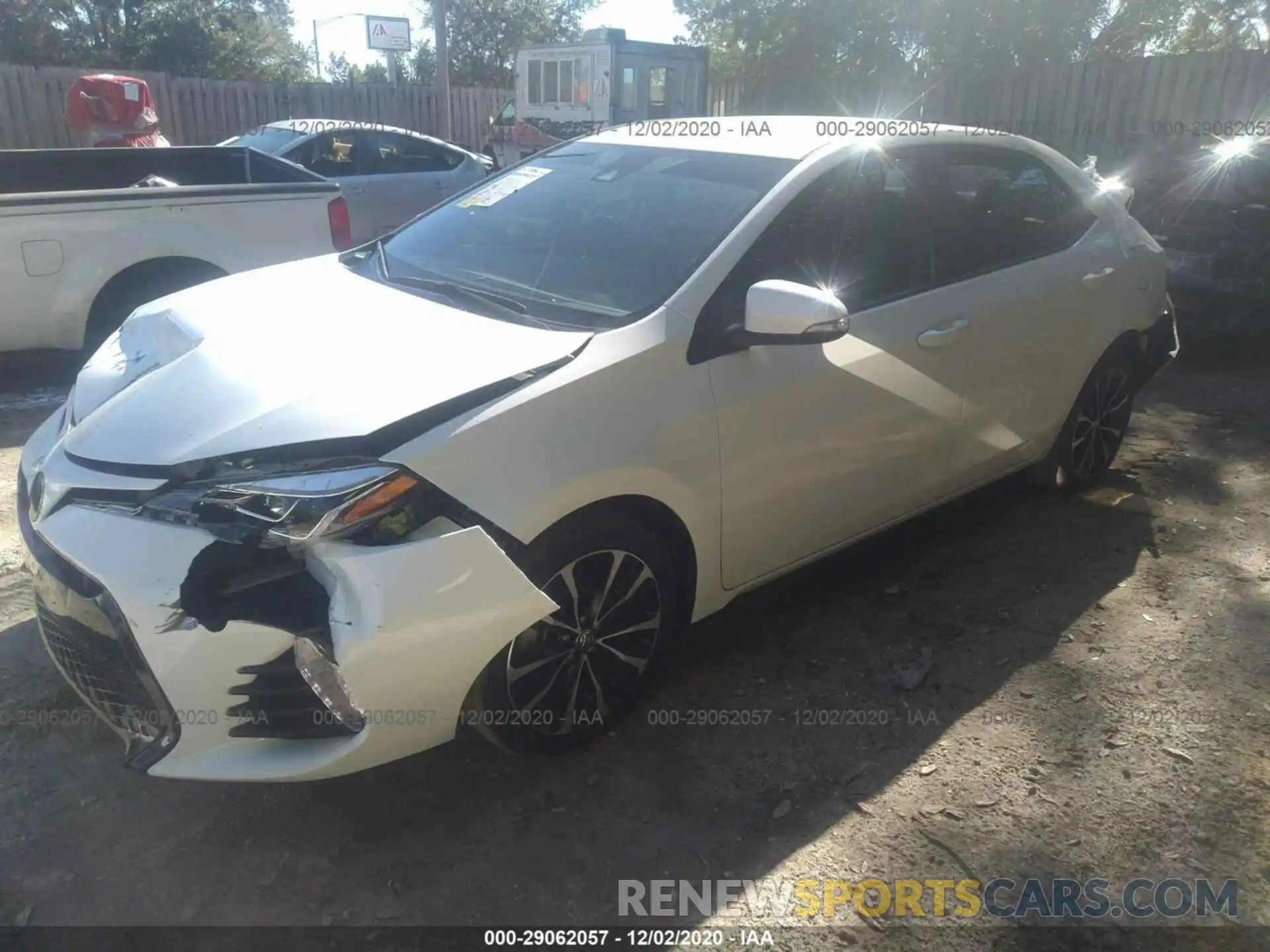 2 Photograph of a damaged car 5YFBURHE9KP900082 TOYOTA COROLLA 2019