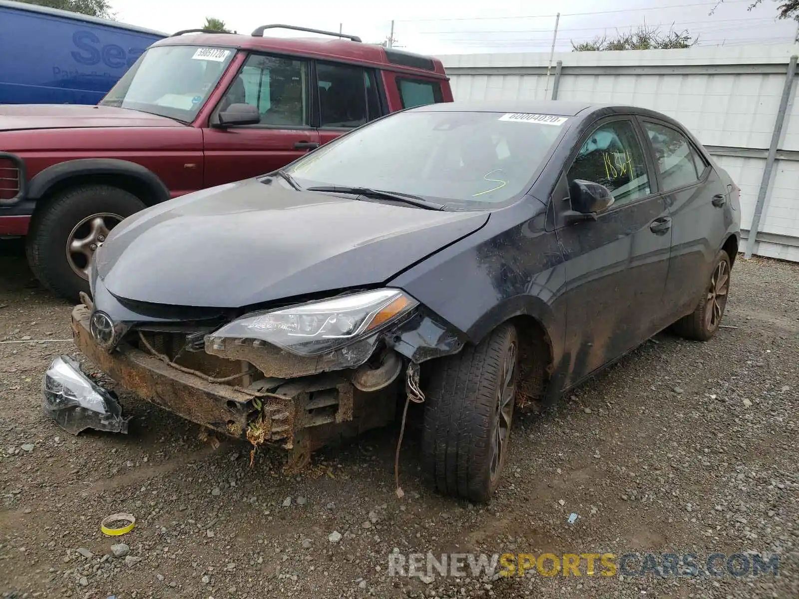 2 Photograph of a damaged car 5YFBURHE9KP900261 TOYOTA COROLLA 2019