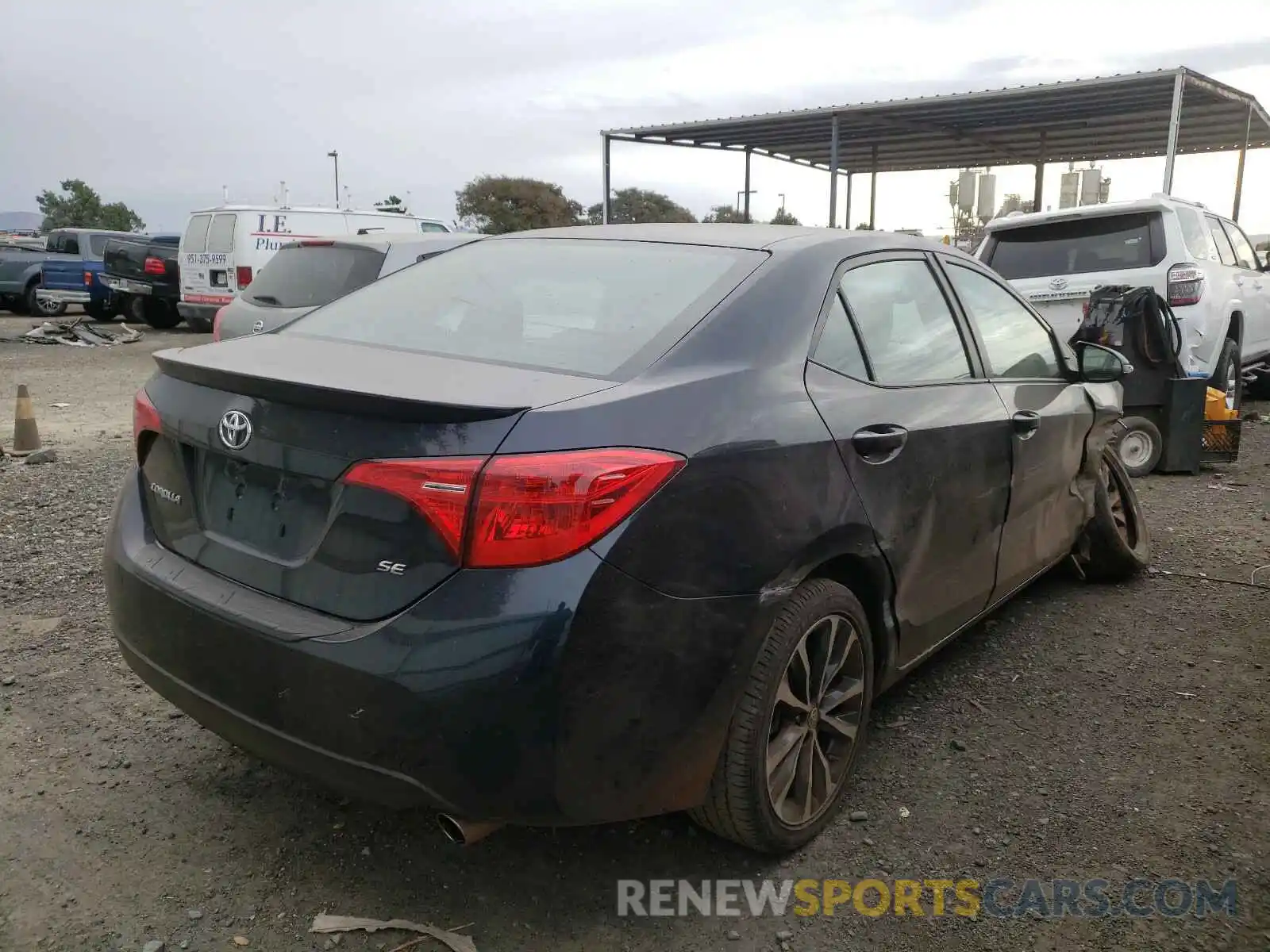 4 Photograph of a damaged car 5YFBURHE9KP900261 TOYOTA COROLLA 2019