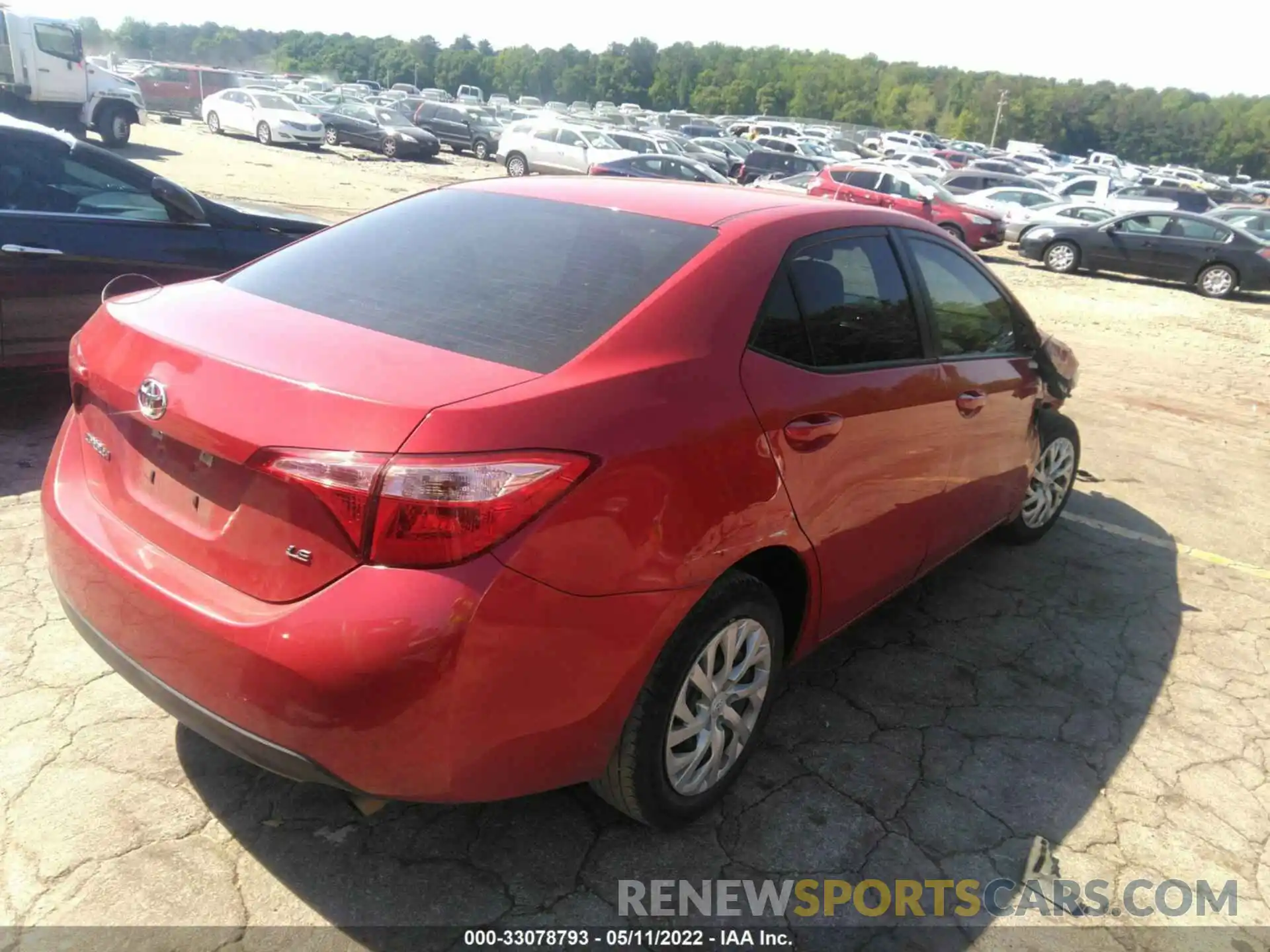 4 Photograph of a damaged car 5YFBURHE9KP900387 TOYOTA COROLLA 2019