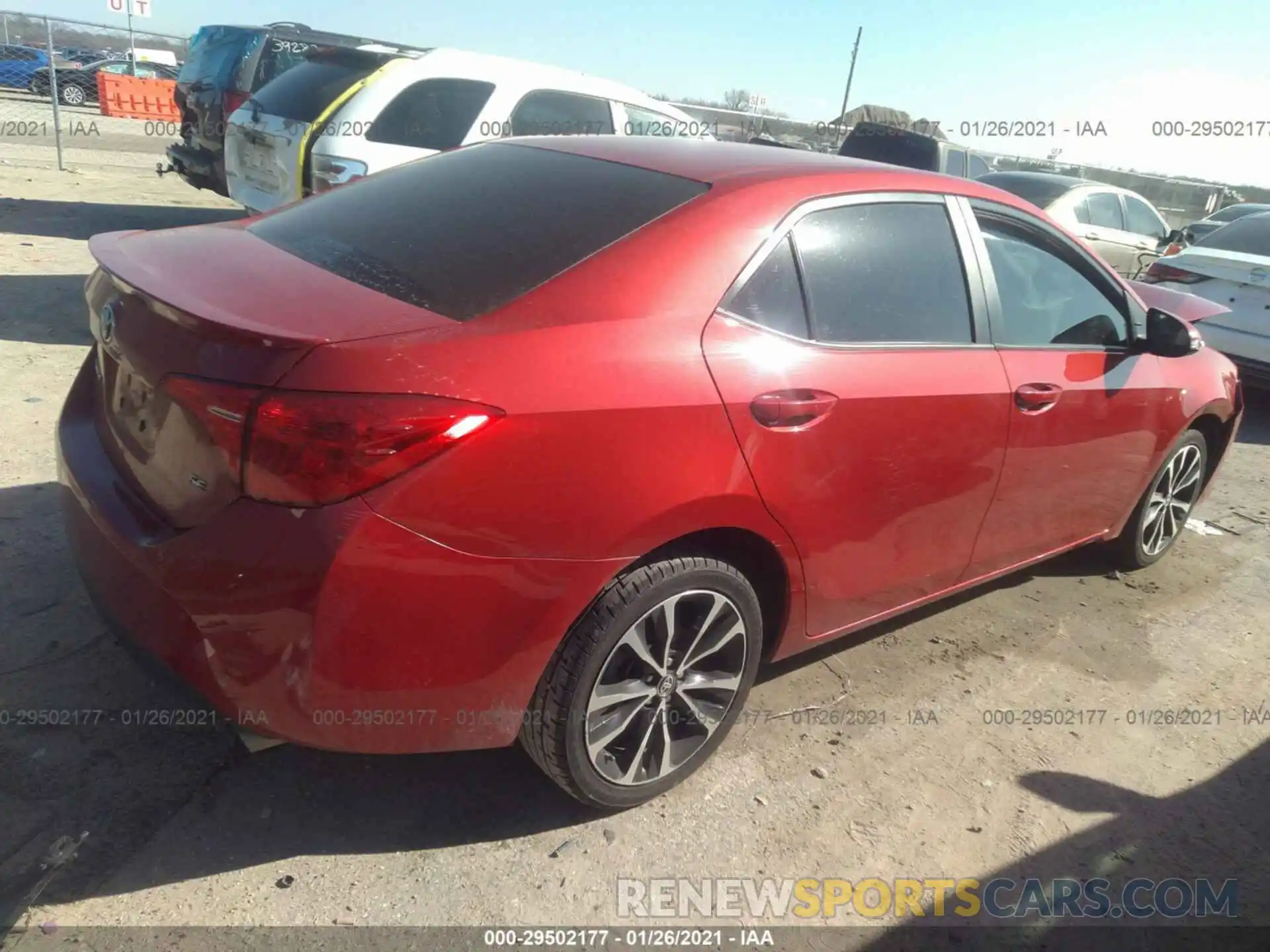 4 Photograph of a damaged car 5YFBURHE9KP900633 TOYOTA COROLLA 2019