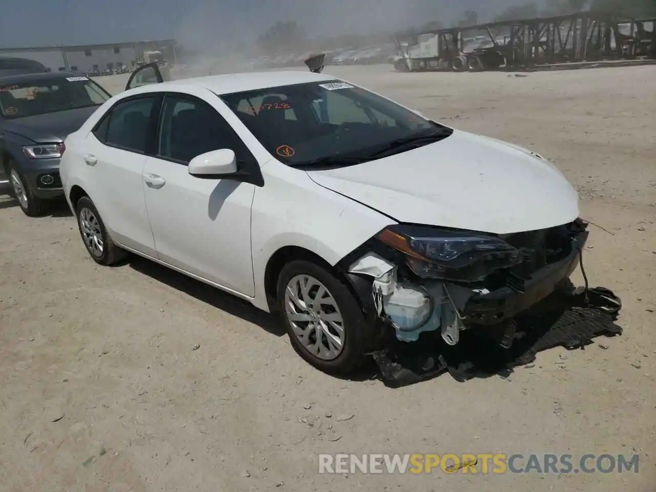 1 Photograph of a damaged car 5YFBURHE9KP900728 TOYOTA COROLLA 2019