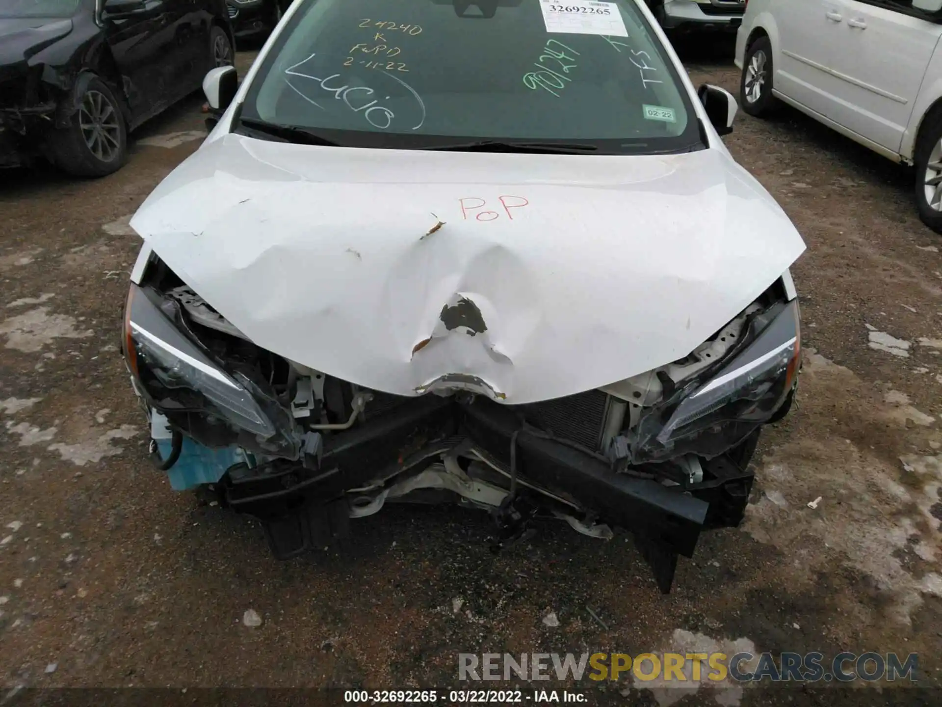 6 Photograph of a damaged car 5YFBURHE9KP901247 TOYOTA COROLLA 2019