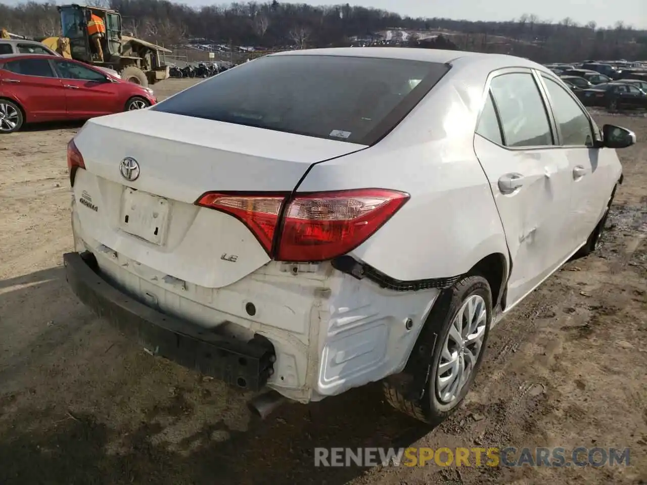 4 Photograph of a damaged car 5YFBURHE9KP901426 TOYOTA COROLLA 2019