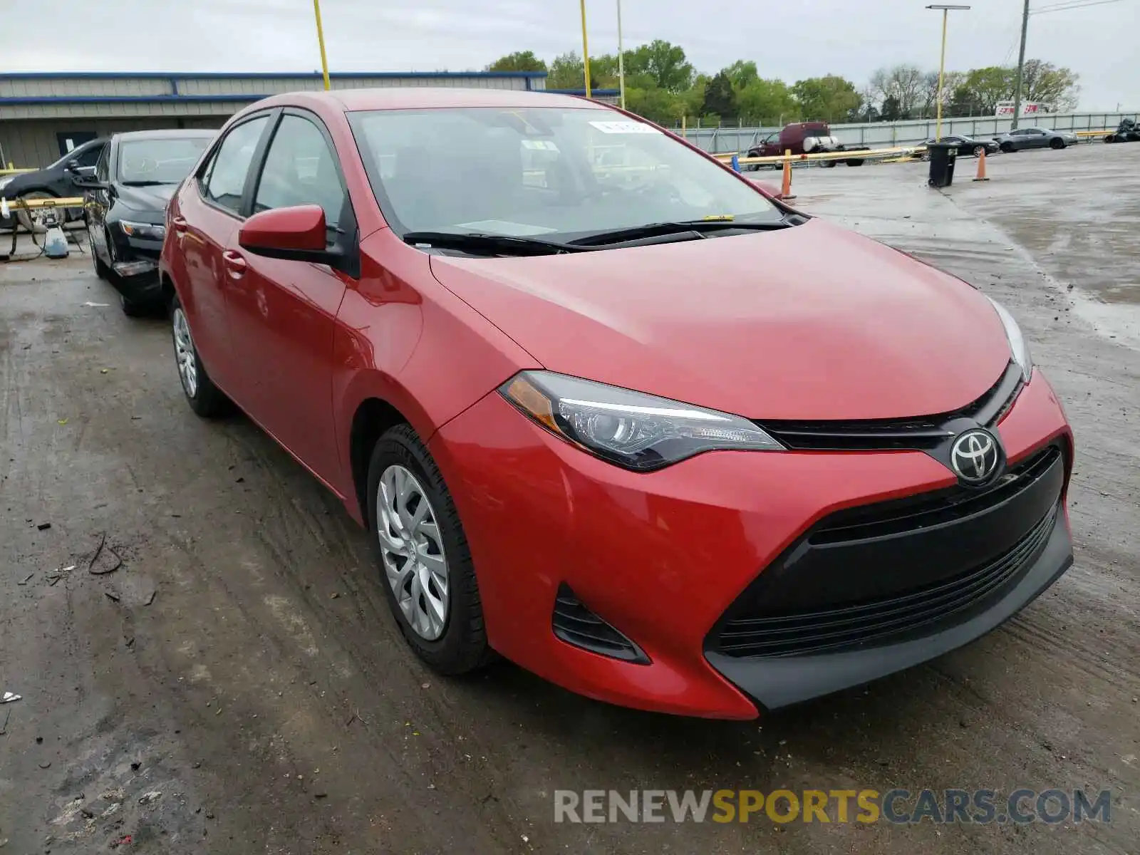 1 Photograph of a damaged car 5YFBURHE9KP901541 TOYOTA COROLLA 2019