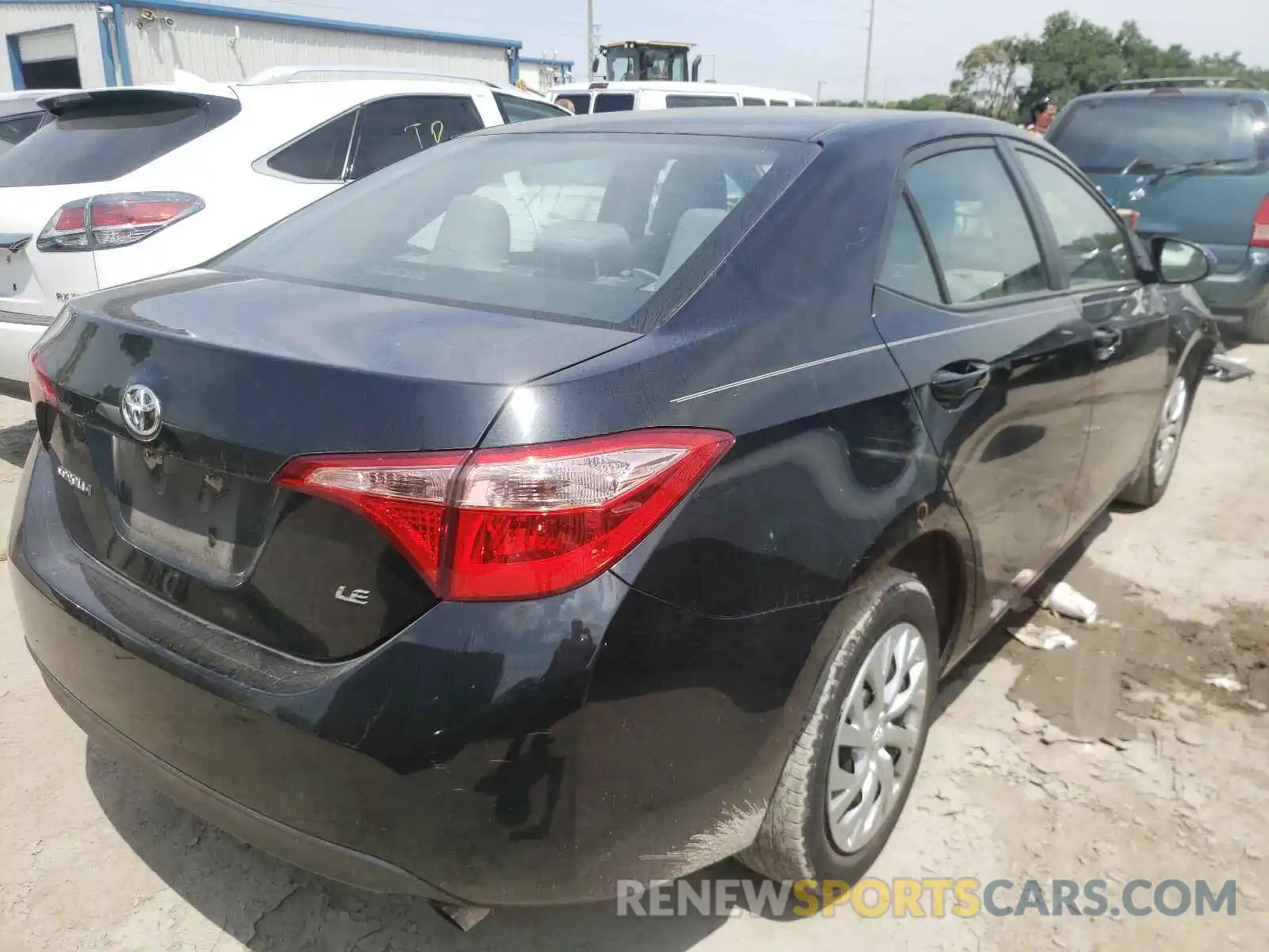 4 Photograph of a damaged car 5YFBURHE9KP902057 TOYOTA COROLLA 2019