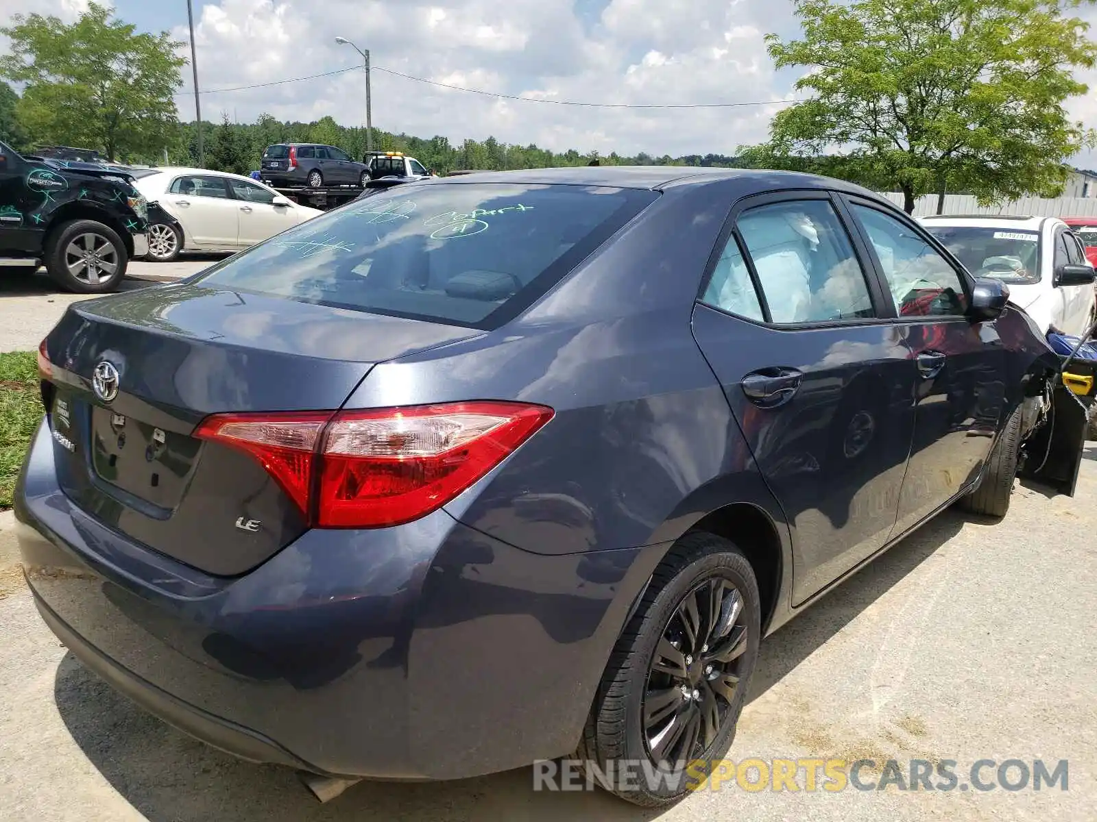 4 Photograph of a damaged car 5YFBURHE9KP902124 TOYOTA COROLLA 2019