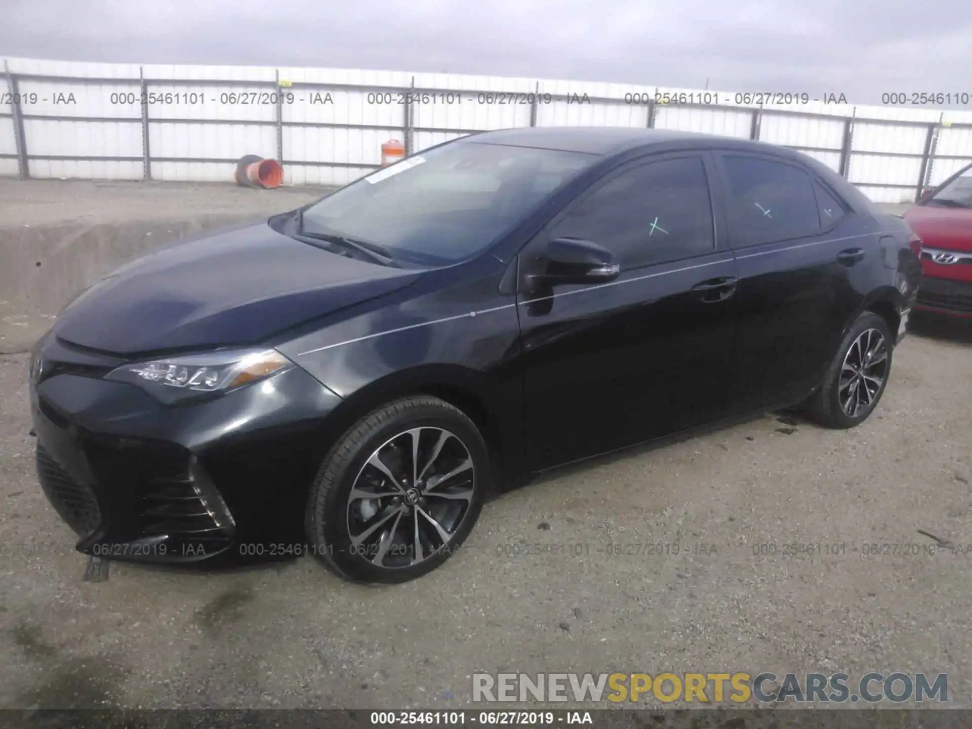 2 Photograph of a damaged car 5YFBURHE9KP902236 TOYOTA COROLLA 2019