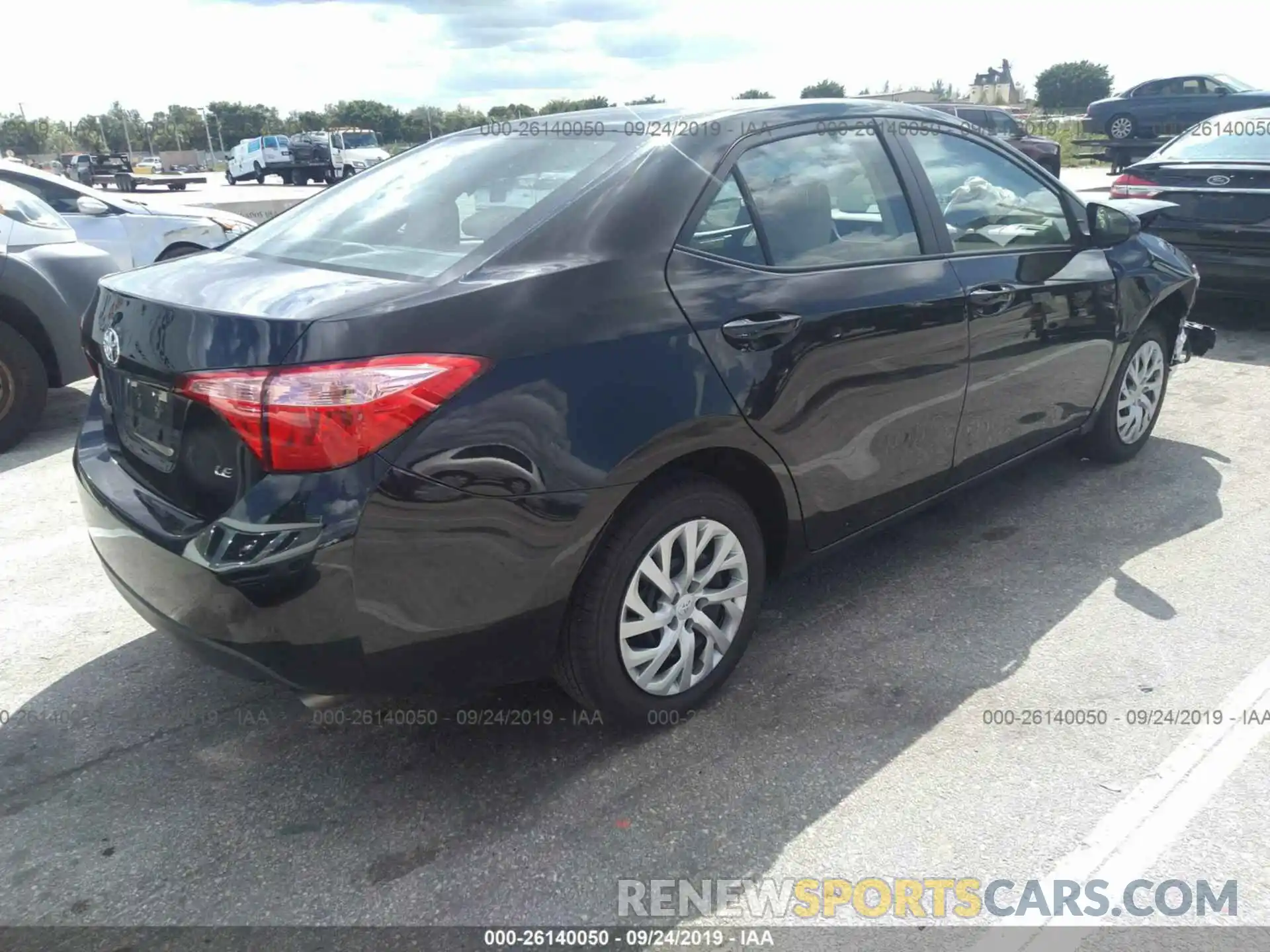 4 Photograph of a damaged car 5YFBURHE9KP902401 TOYOTA COROLLA 2019