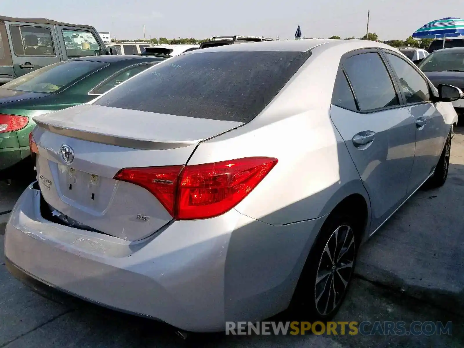 4 Photograph of a damaged car 5YFBURHE9KP902558 TOYOTA COROLLA 2019