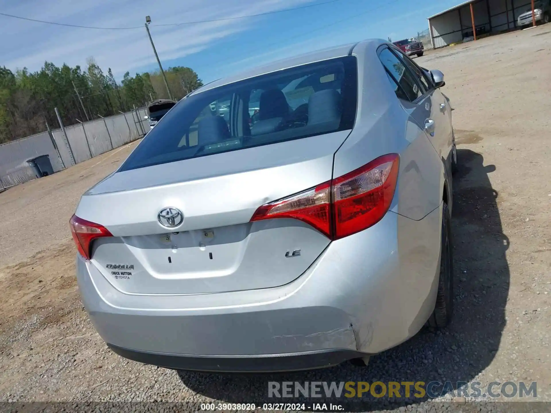 16 Photograph of a damaged car 5YFBURHE9KP902592 TOYOTA COROLLA 2019