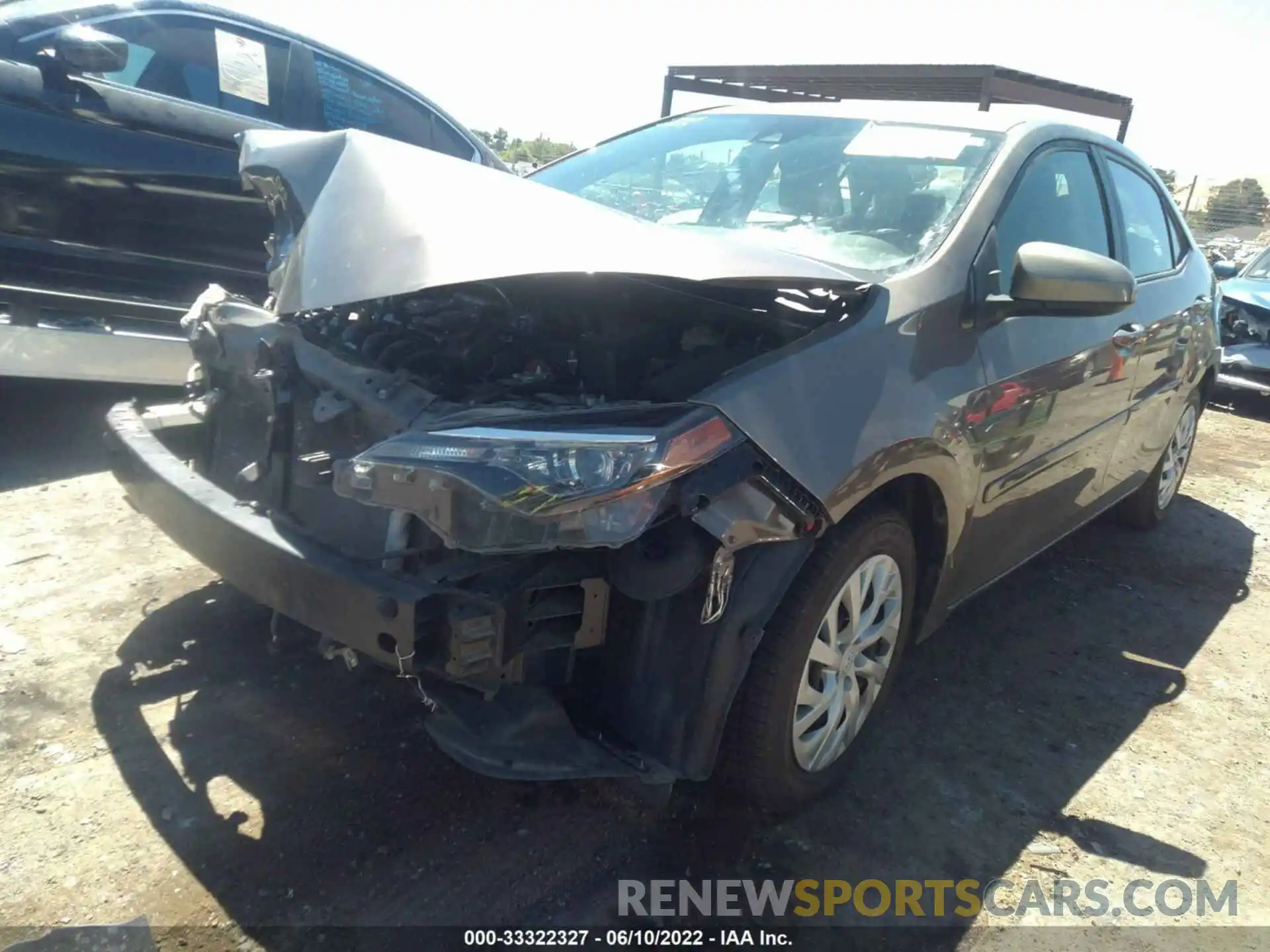 2 Photograph of a damaged car 5YFBURHE9KP903158 TOYOTA COROLLA 2019