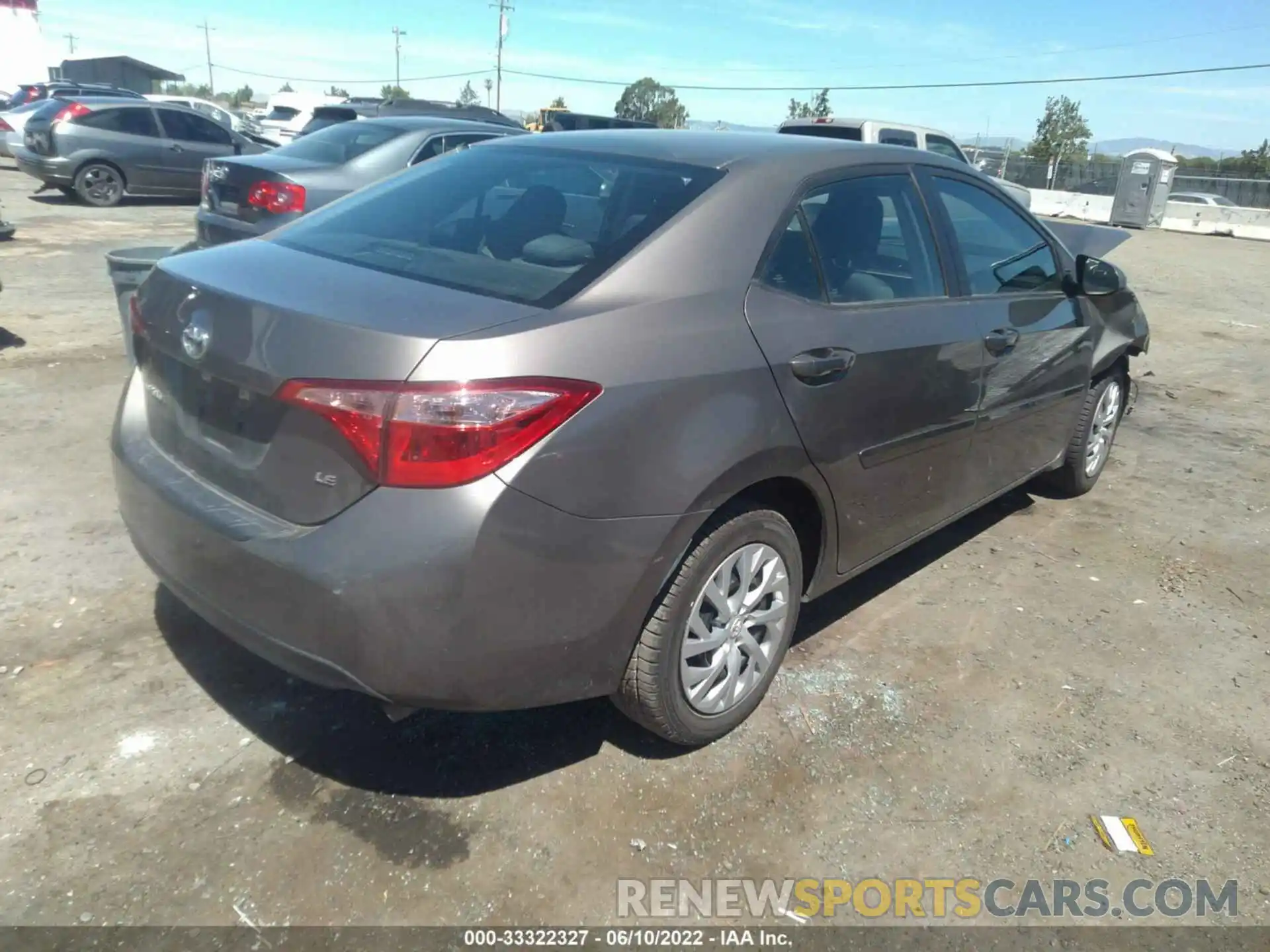 4 Photograph of a damaged car 5YFBURHE9KP903158 TOYOTA COROLLA 2019