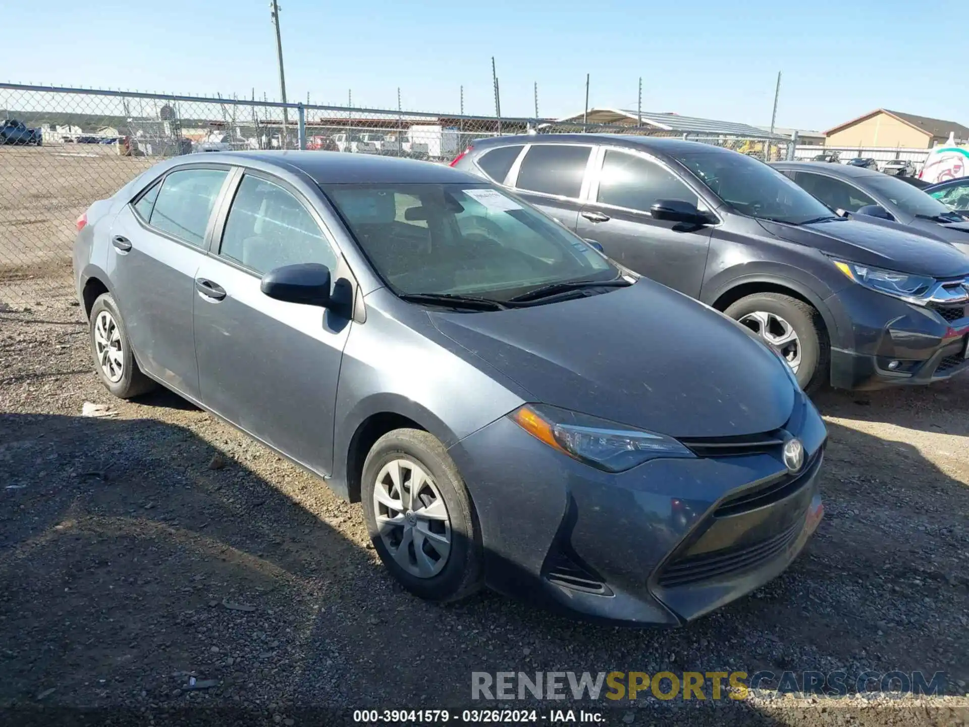 1 Photograph of a damaged car 5YFBURHE9KP903161 TOYOTA COROLLA 2019